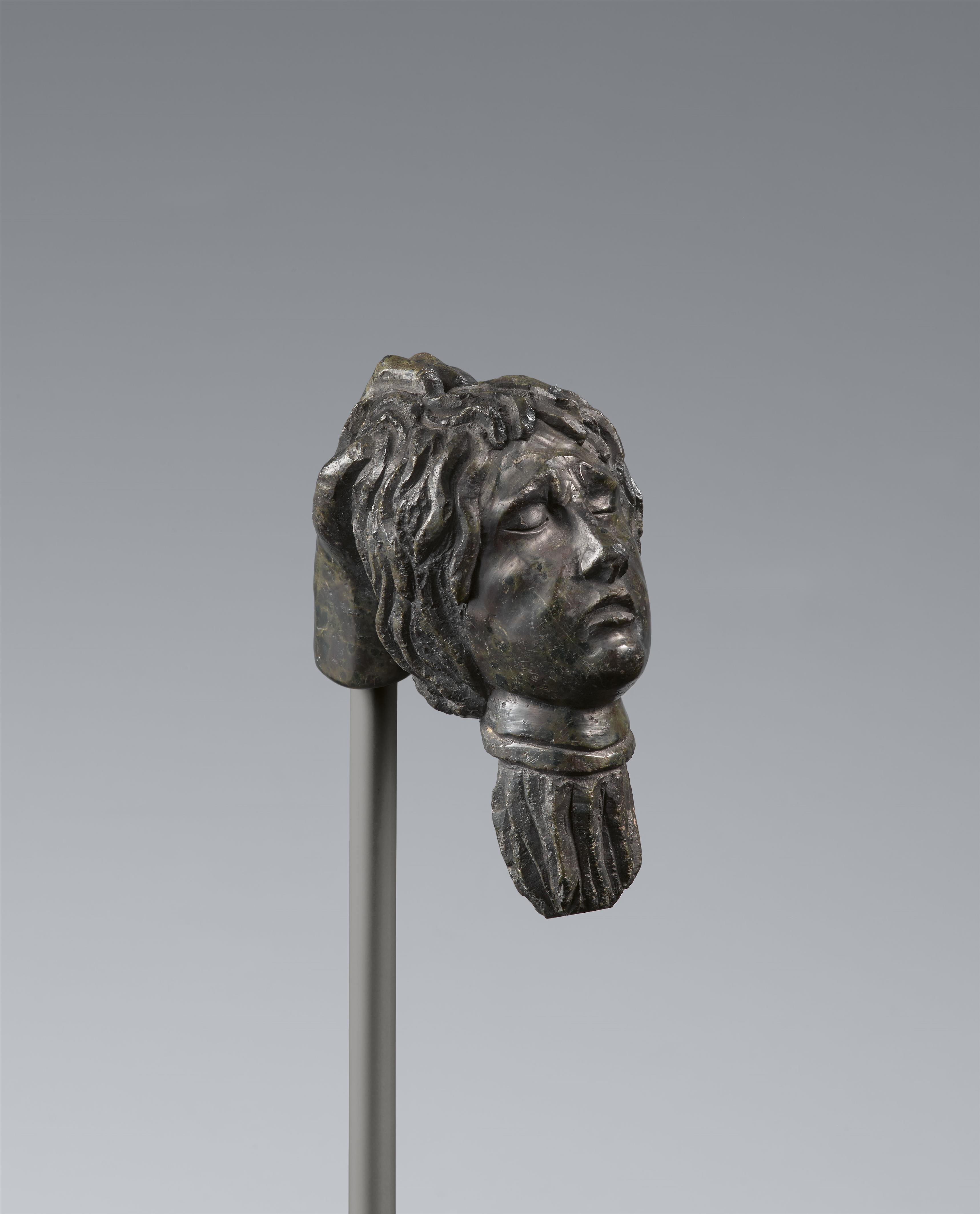 Italy 16th century - A 16th century Italian carved stone head - image-1