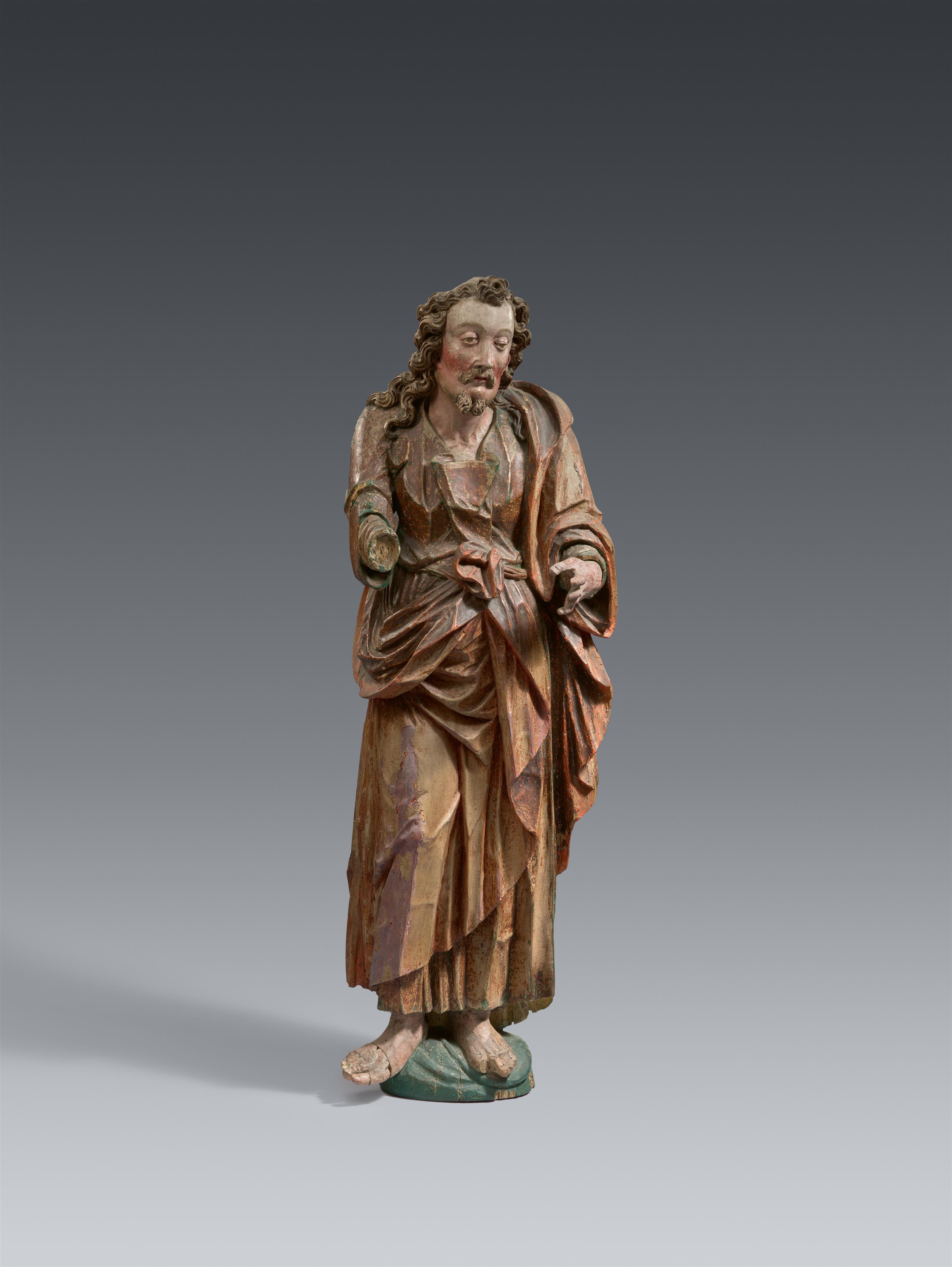 Swabia ca. 1620/1630 - A Swabian carved wood figure of a saint, around 1620/1630 - image-1