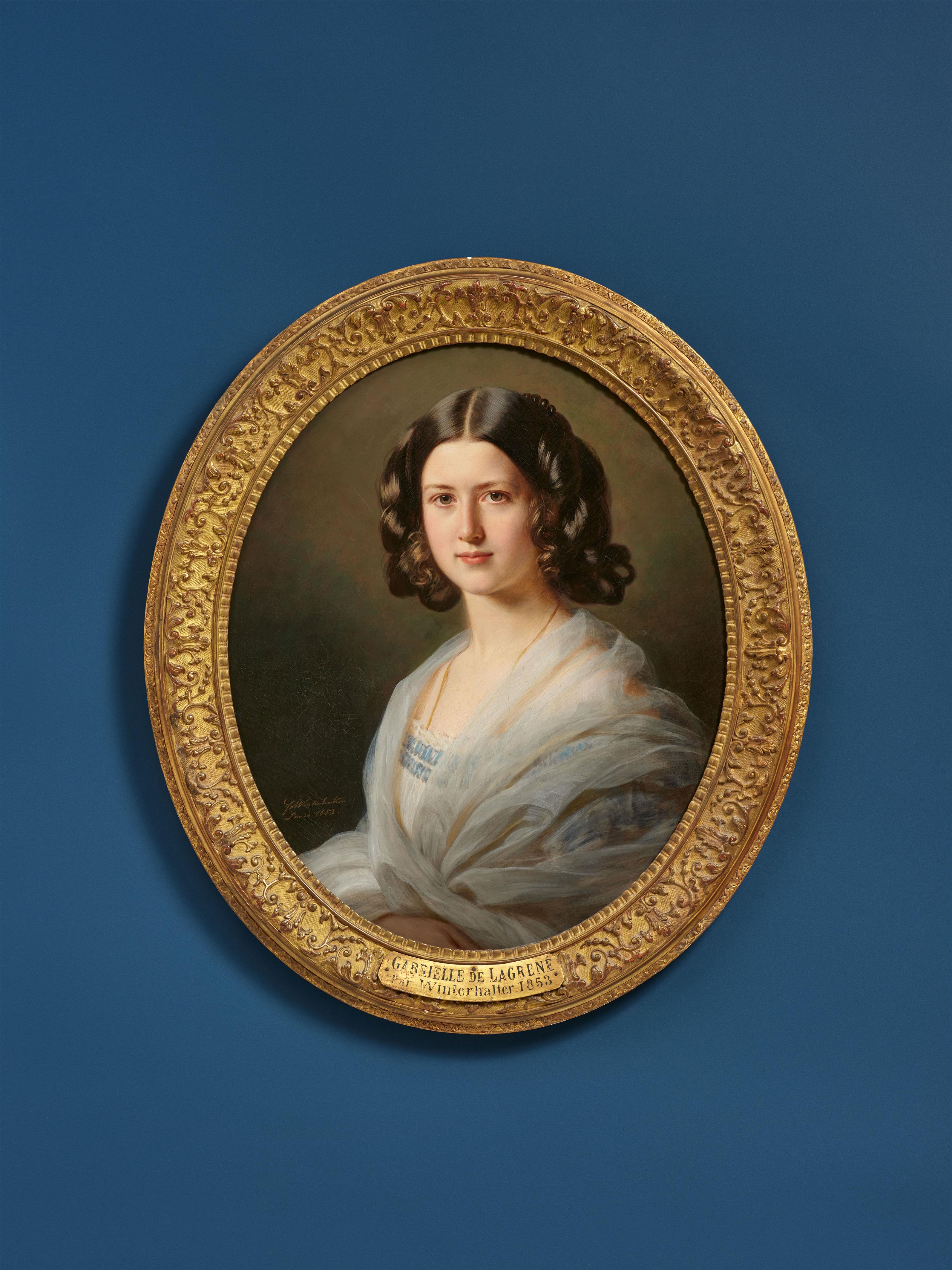Franz Xaver Winterhalter - Portrait of Gabrielle de Lagrené - image-2