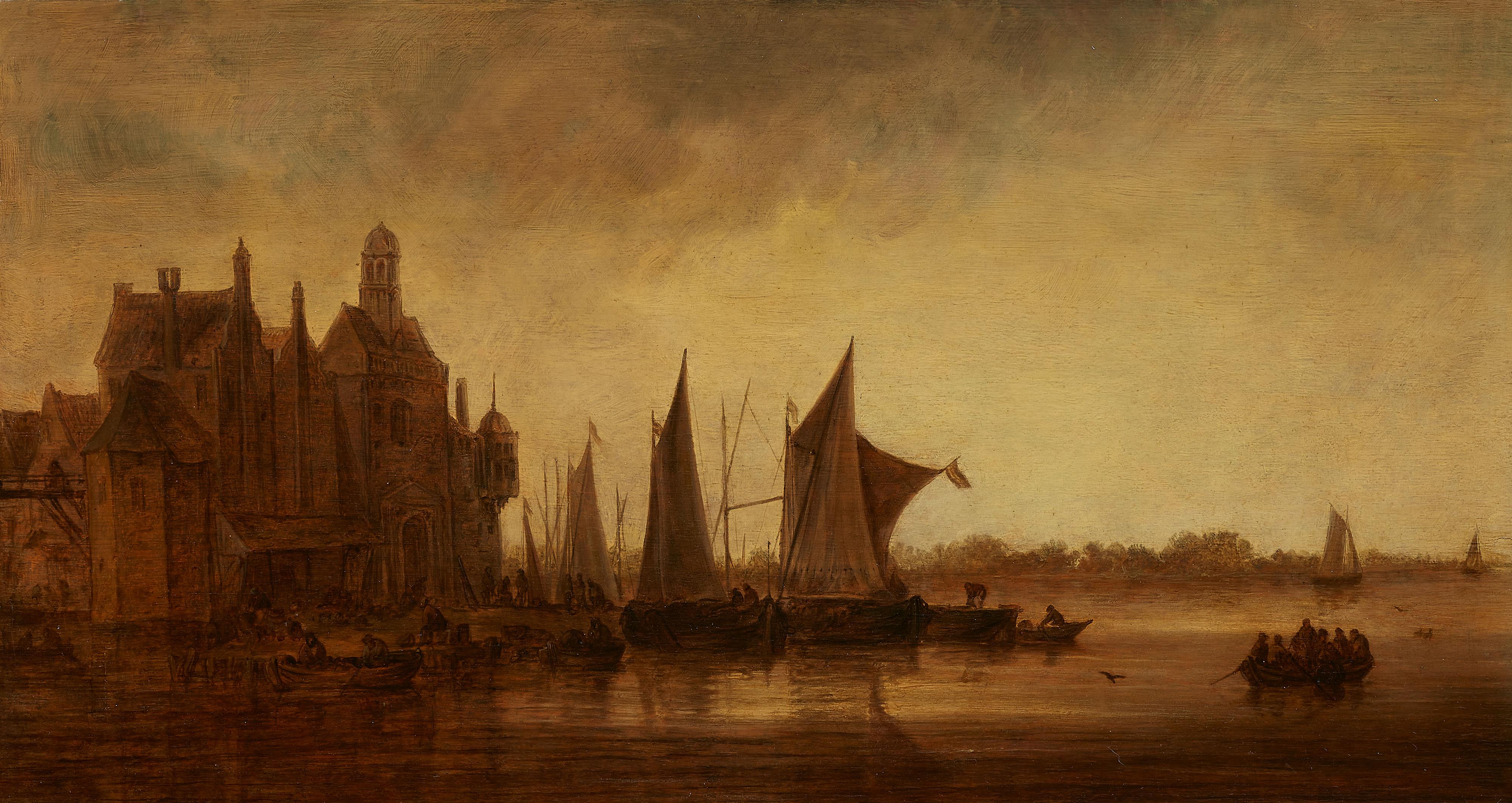 Jan van Goyen, in the manner of - River Landscape - image-1