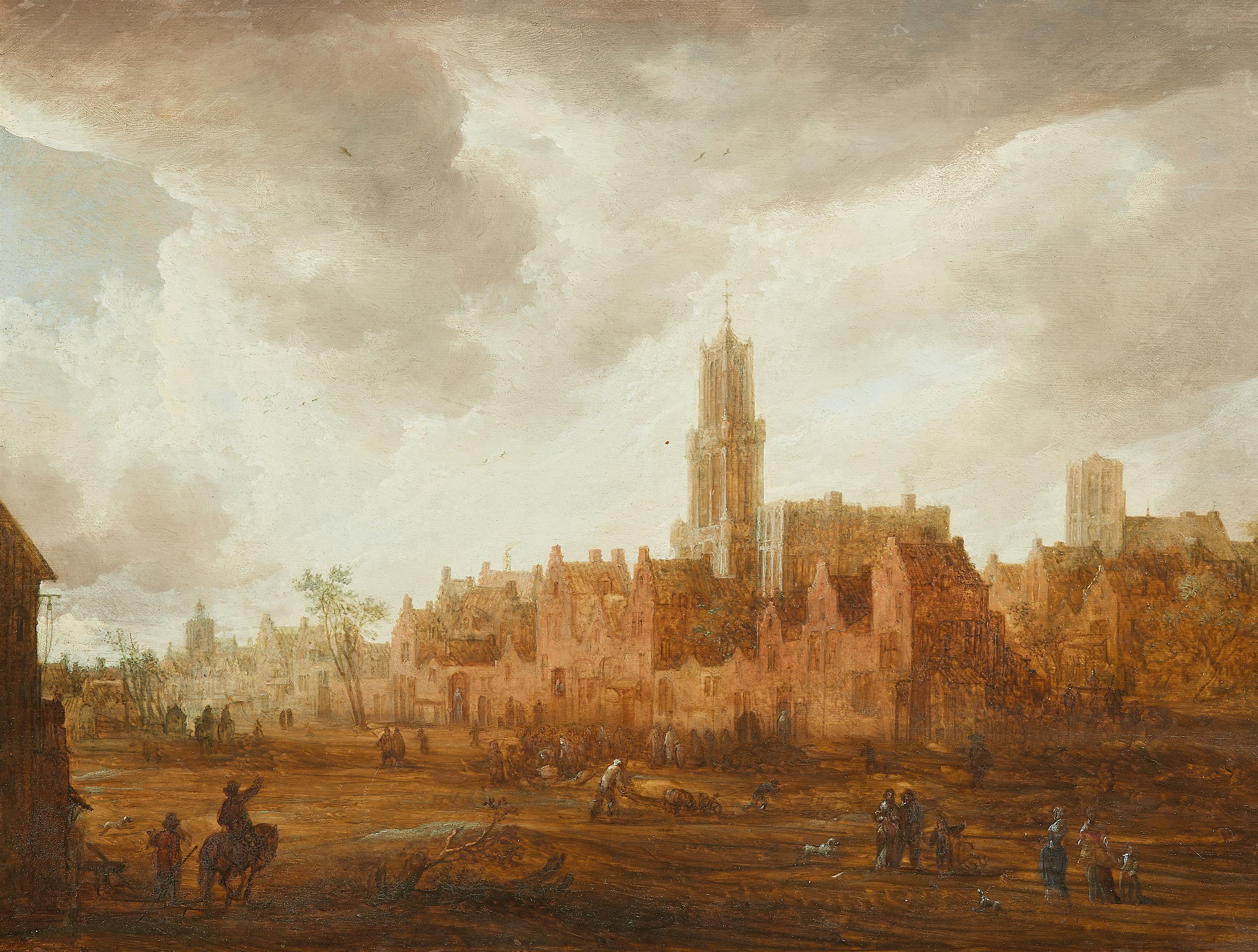 Frans de Momper, zugeschrieben - Ansicht von Antwerpen - image-2