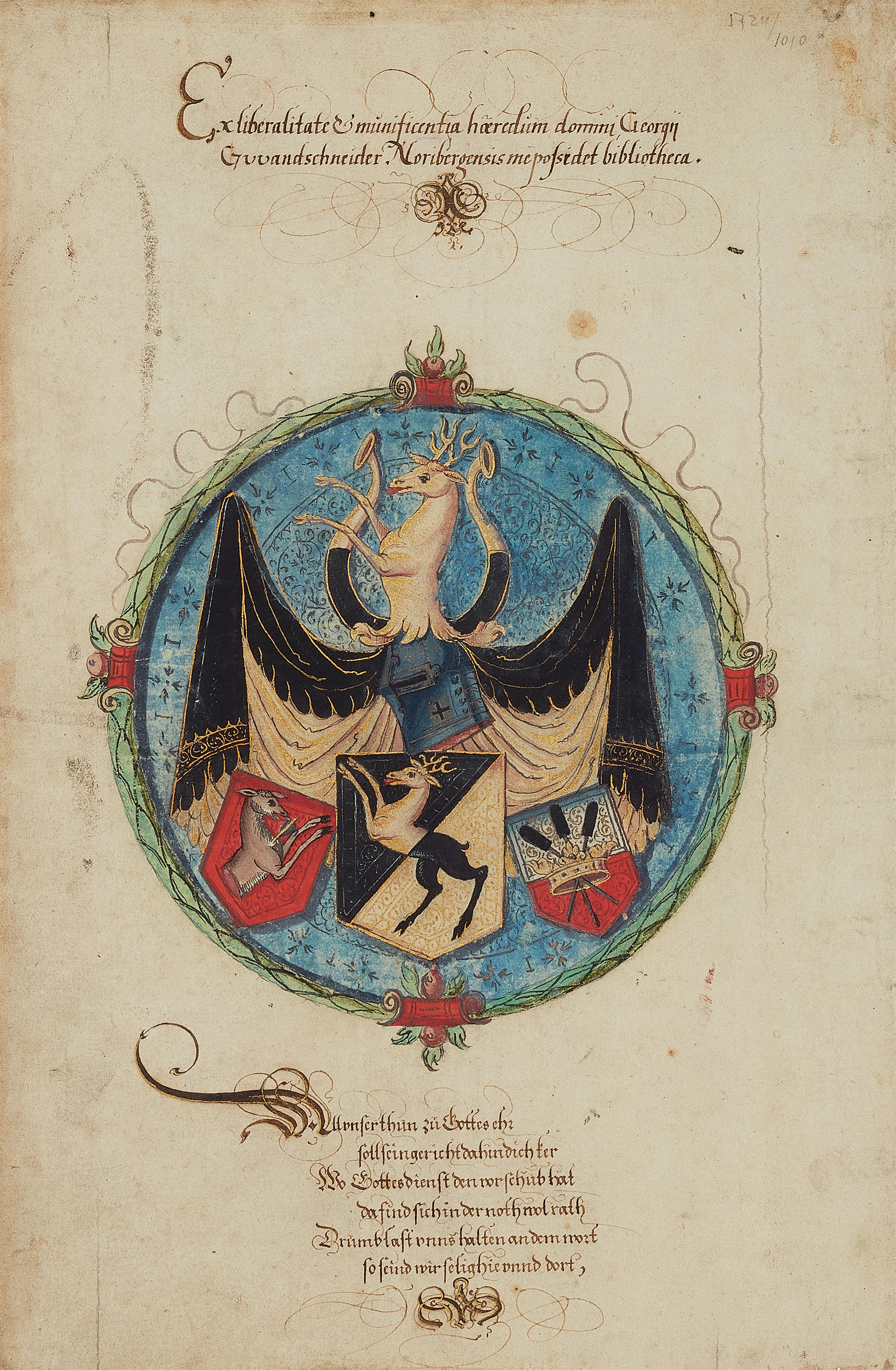 Nürnberger Meister um 1580 - Ex Libris eines Nürnberger Bürgers - image-1