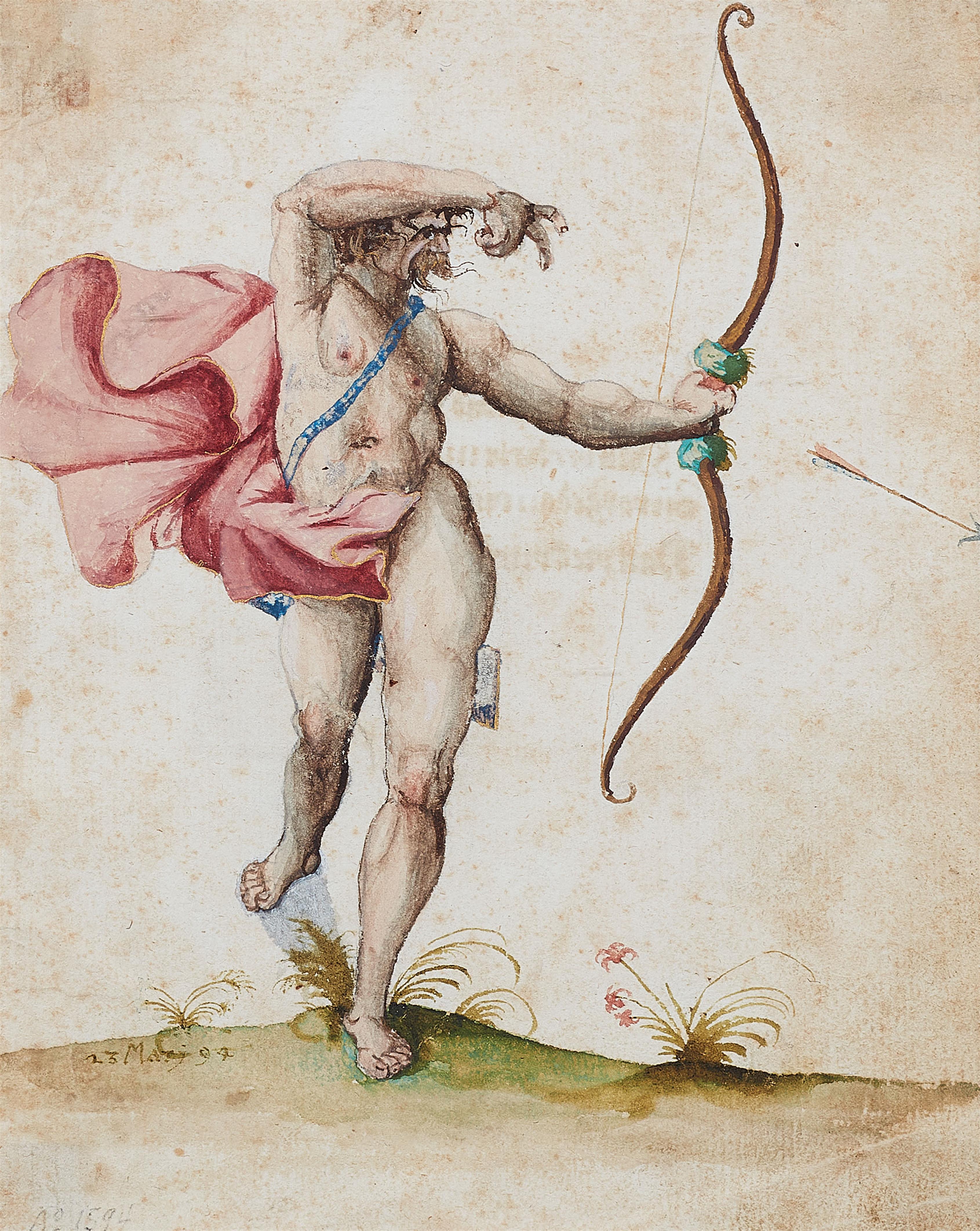Jacopo Ligozzi, attributed to - Archer - image-1