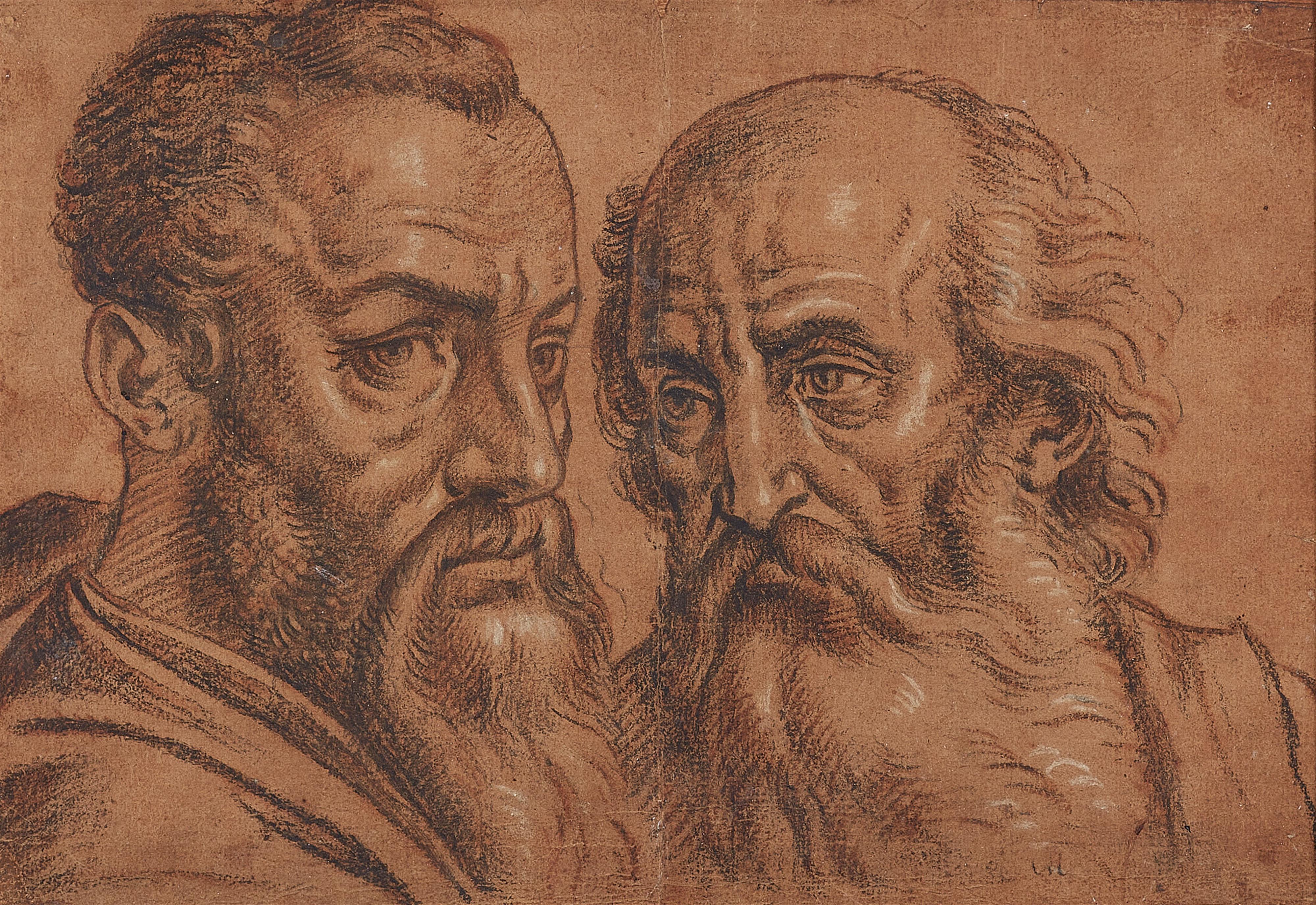 Italienischer Meister um 1600 - Doppelbildnis zweier Männer - image-1