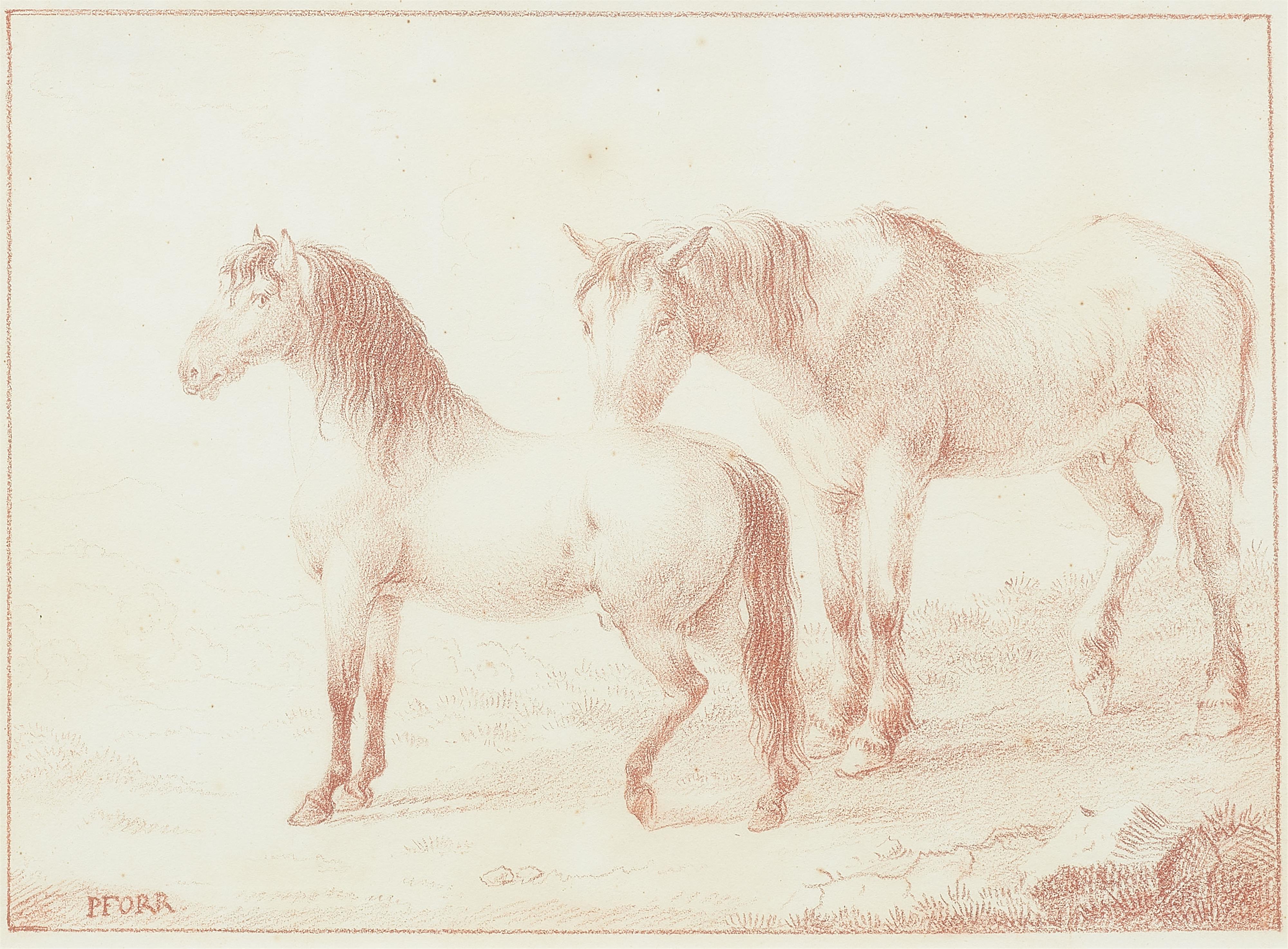 Franz Pforr - Horse studies - image-1