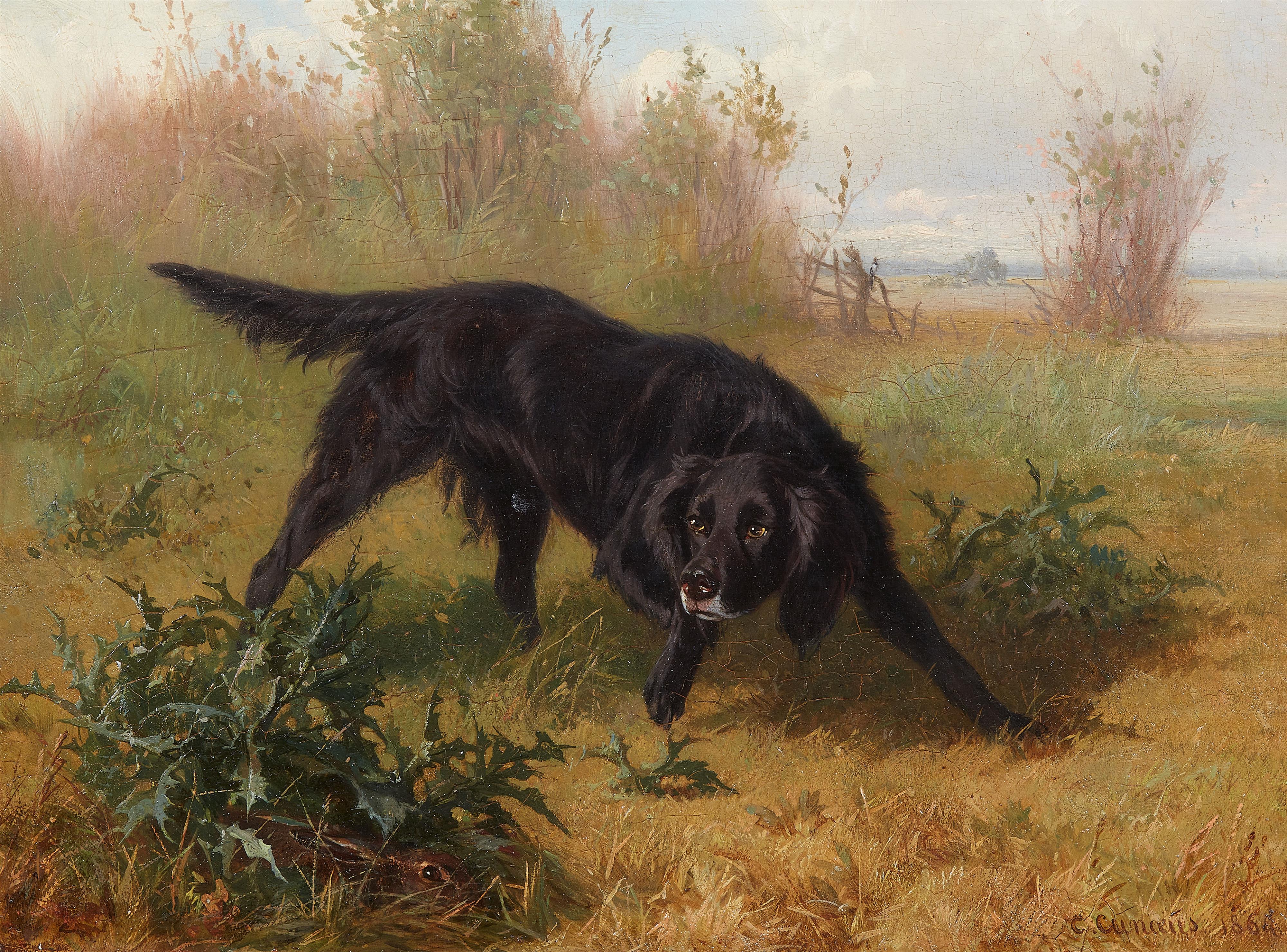 Conradyn Cunaeus - Hunting Dog and Hare - image-1