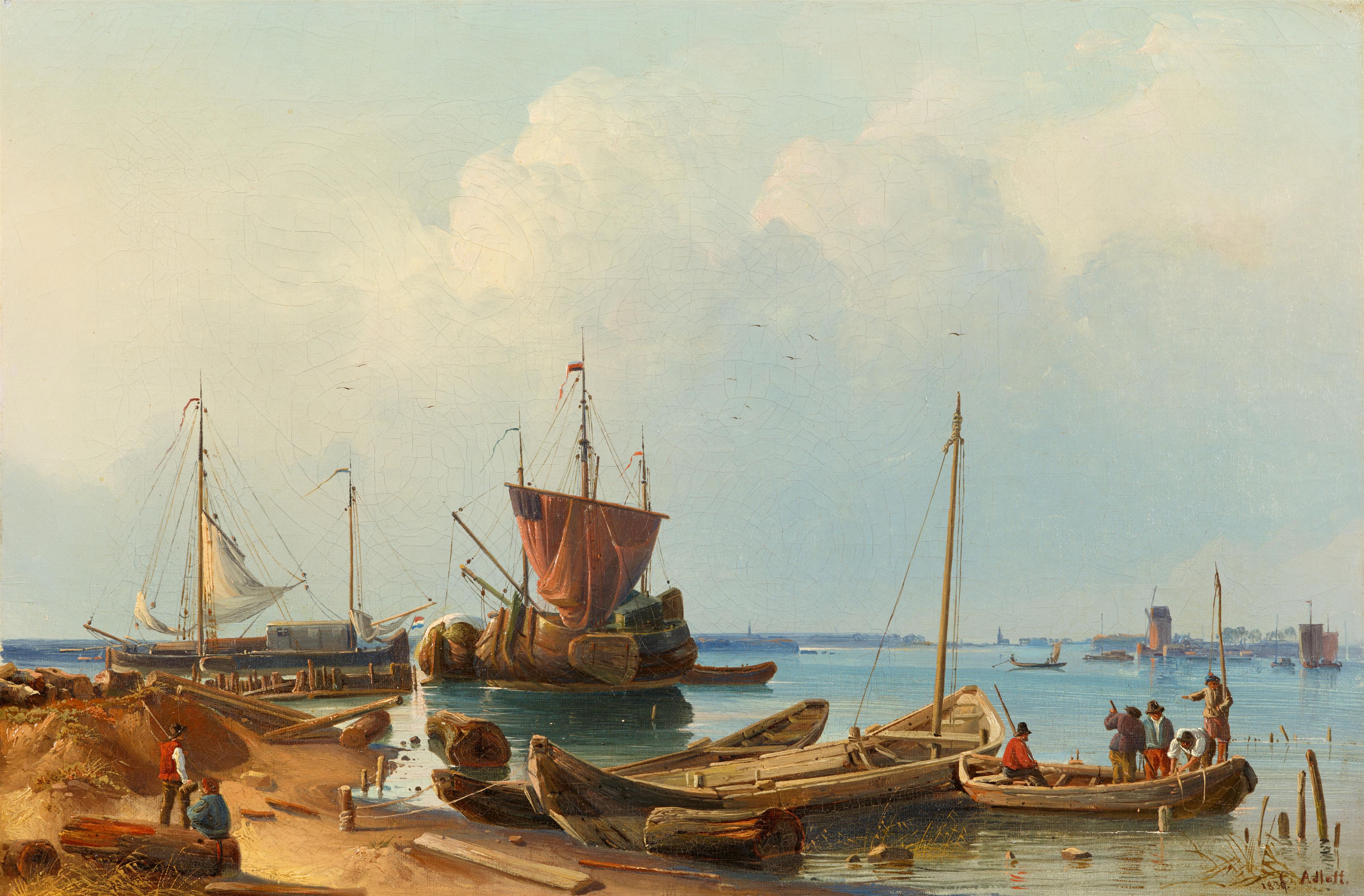 Carl Adloff - Coastal Fishing on the Zuidersee - image-1