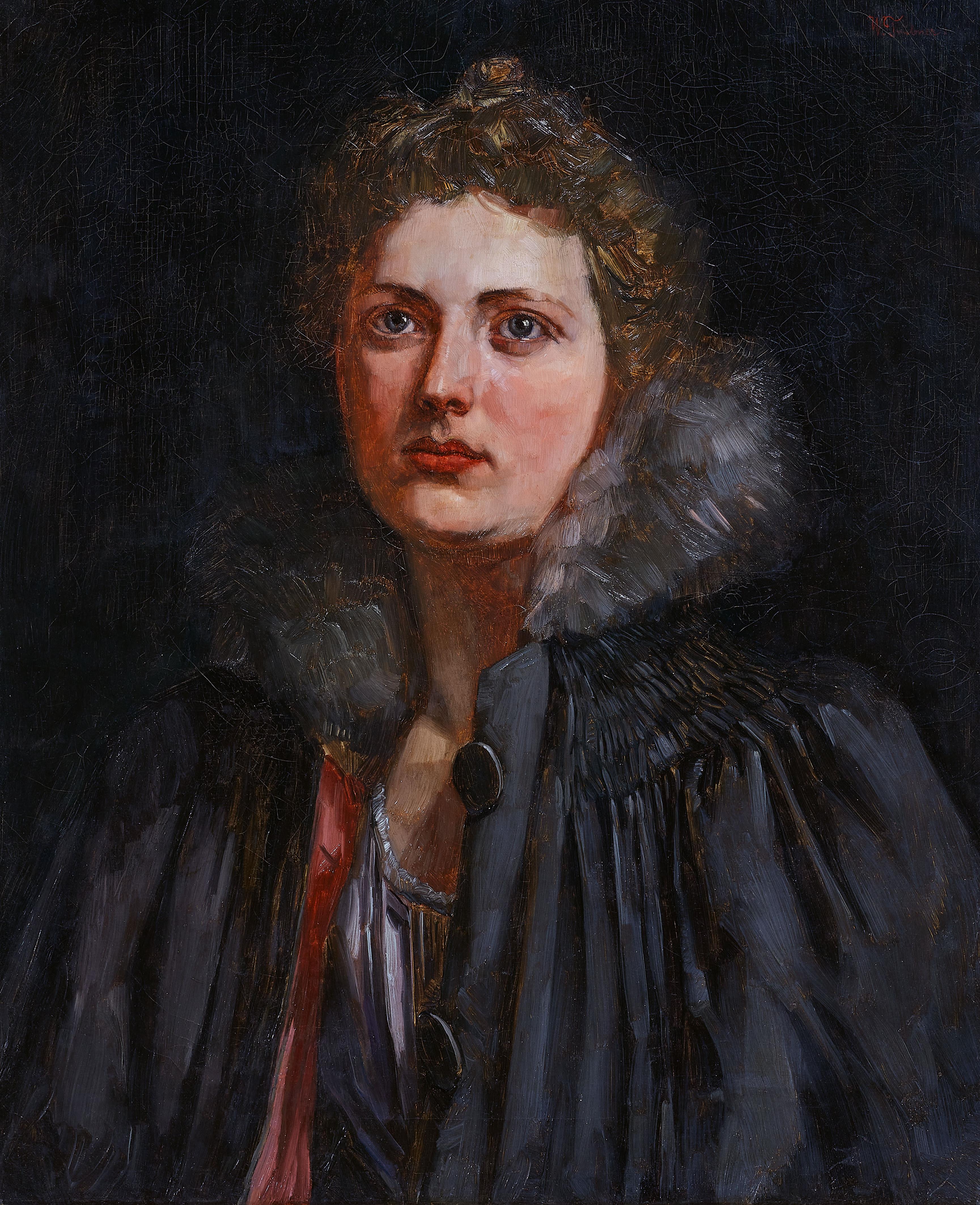 Wilhelm Trübner - Portrait of a Lady - image-1