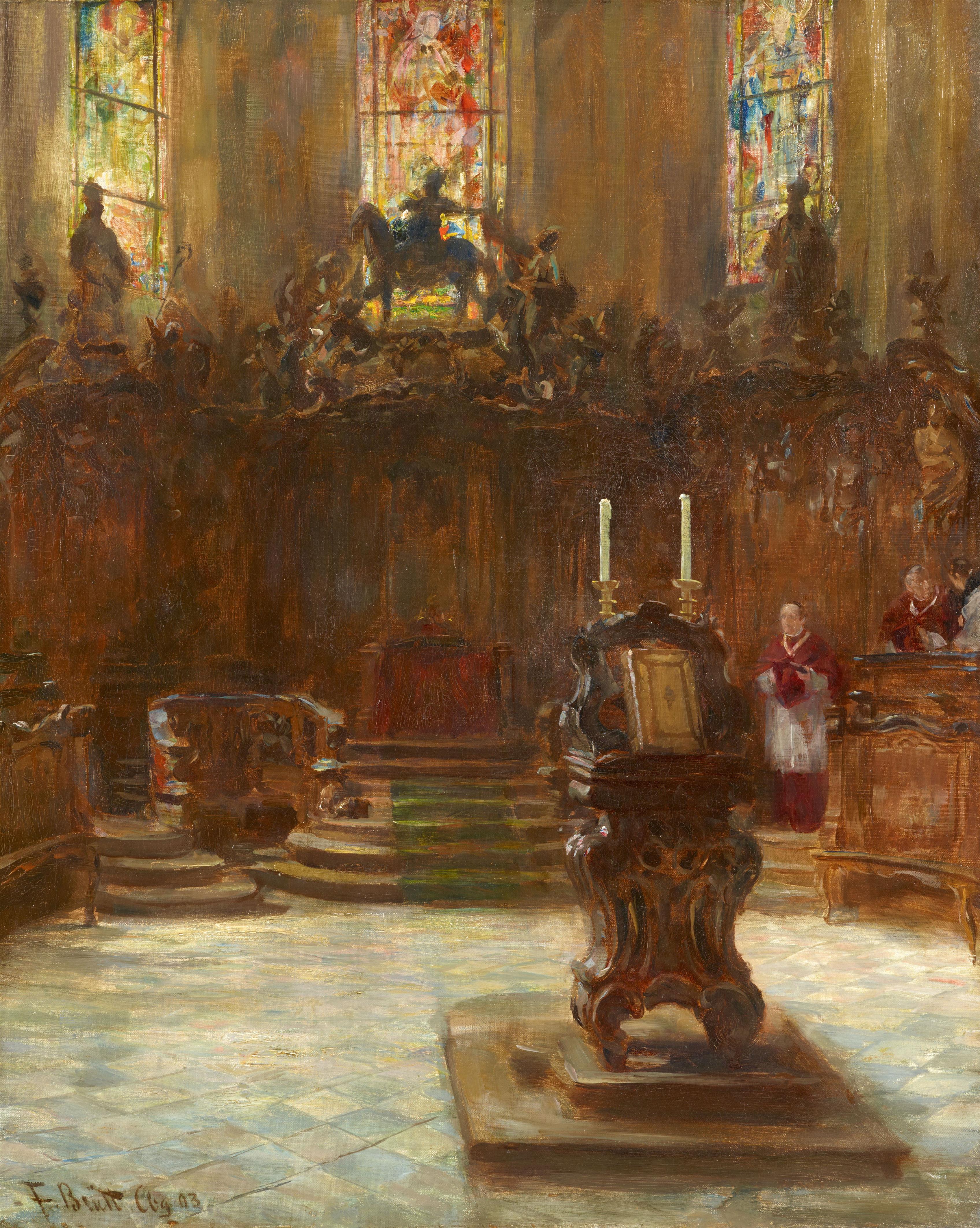 Ferdinand Brütt - Choir Stalls in Mainz Cathedral - image-1