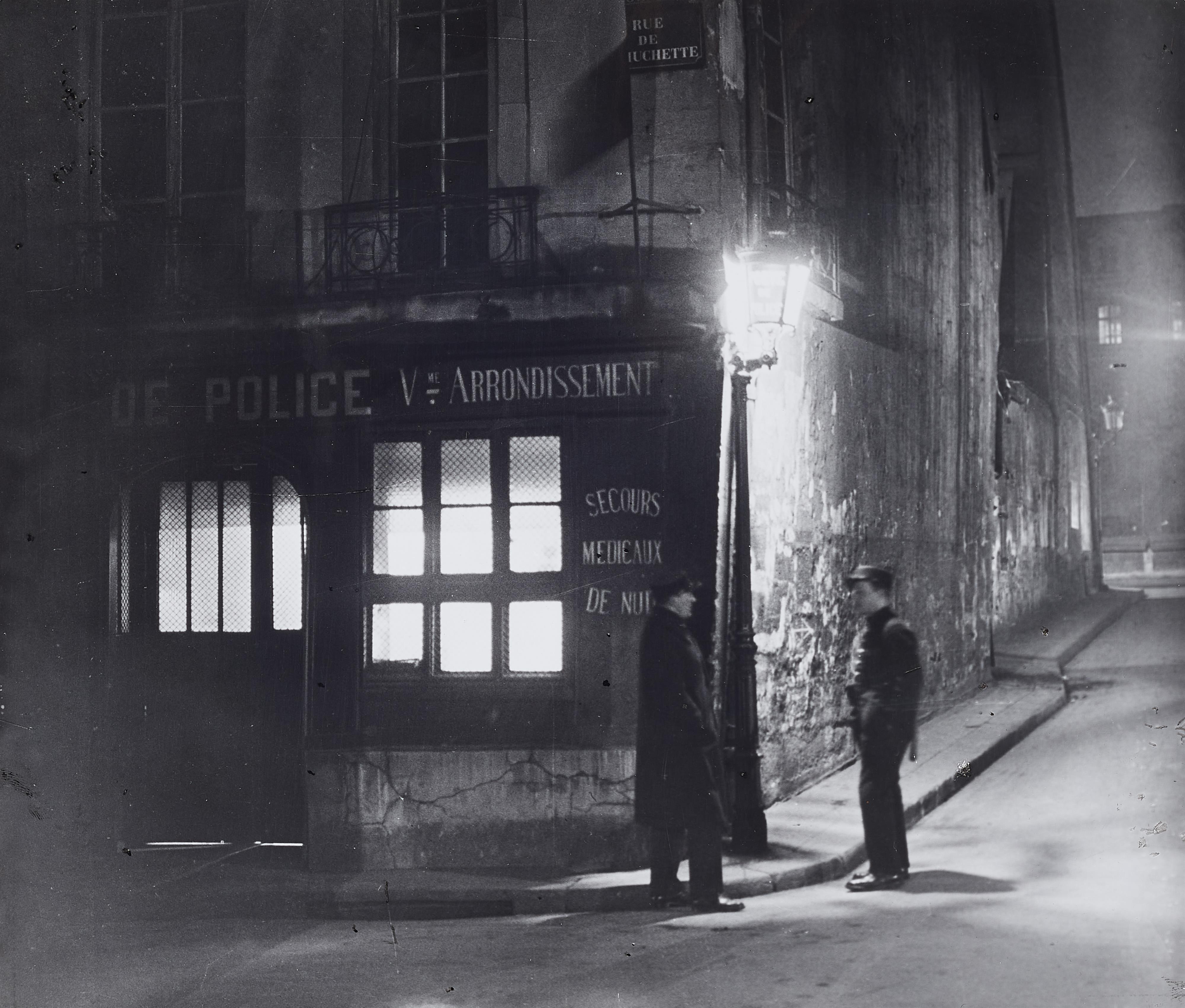Brassaï (Gyula Halász) - Commissariat de Police, Rue de la Huchette, Paris - image-1