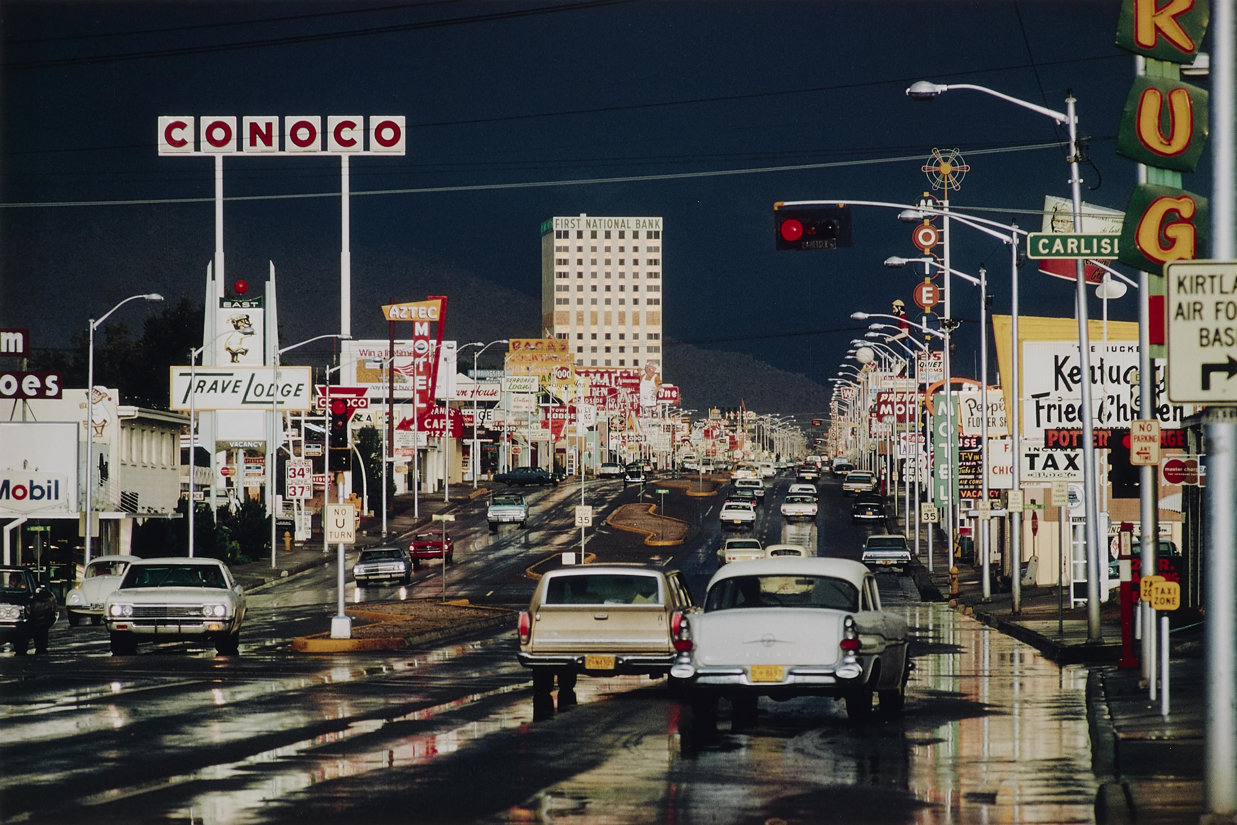 Ernst Haas - Route 66, Albuquerque, New Mexico - image-1
