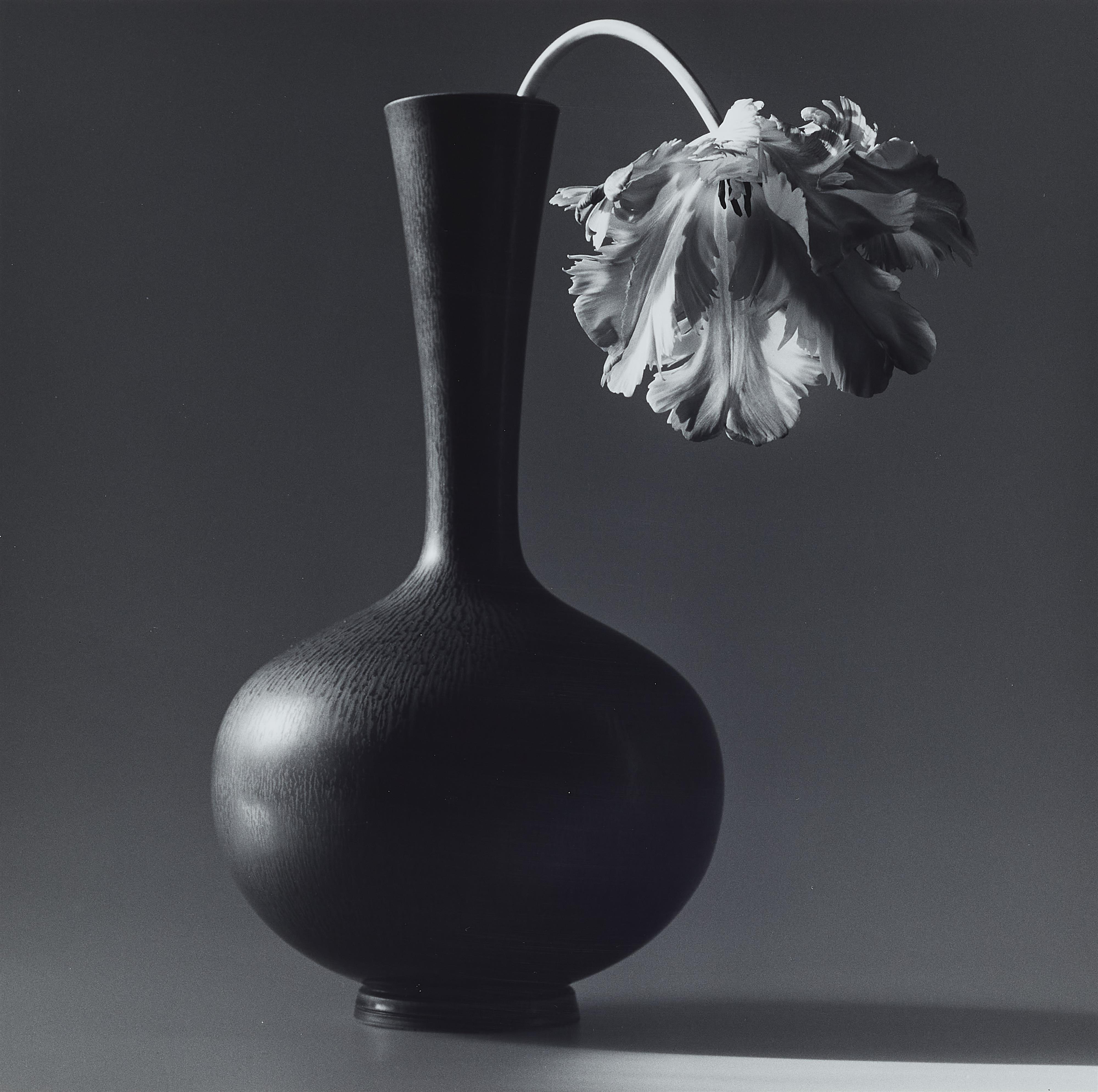 Robert Mapplethorpe - Parrot Tulip in Black Vase - image-1