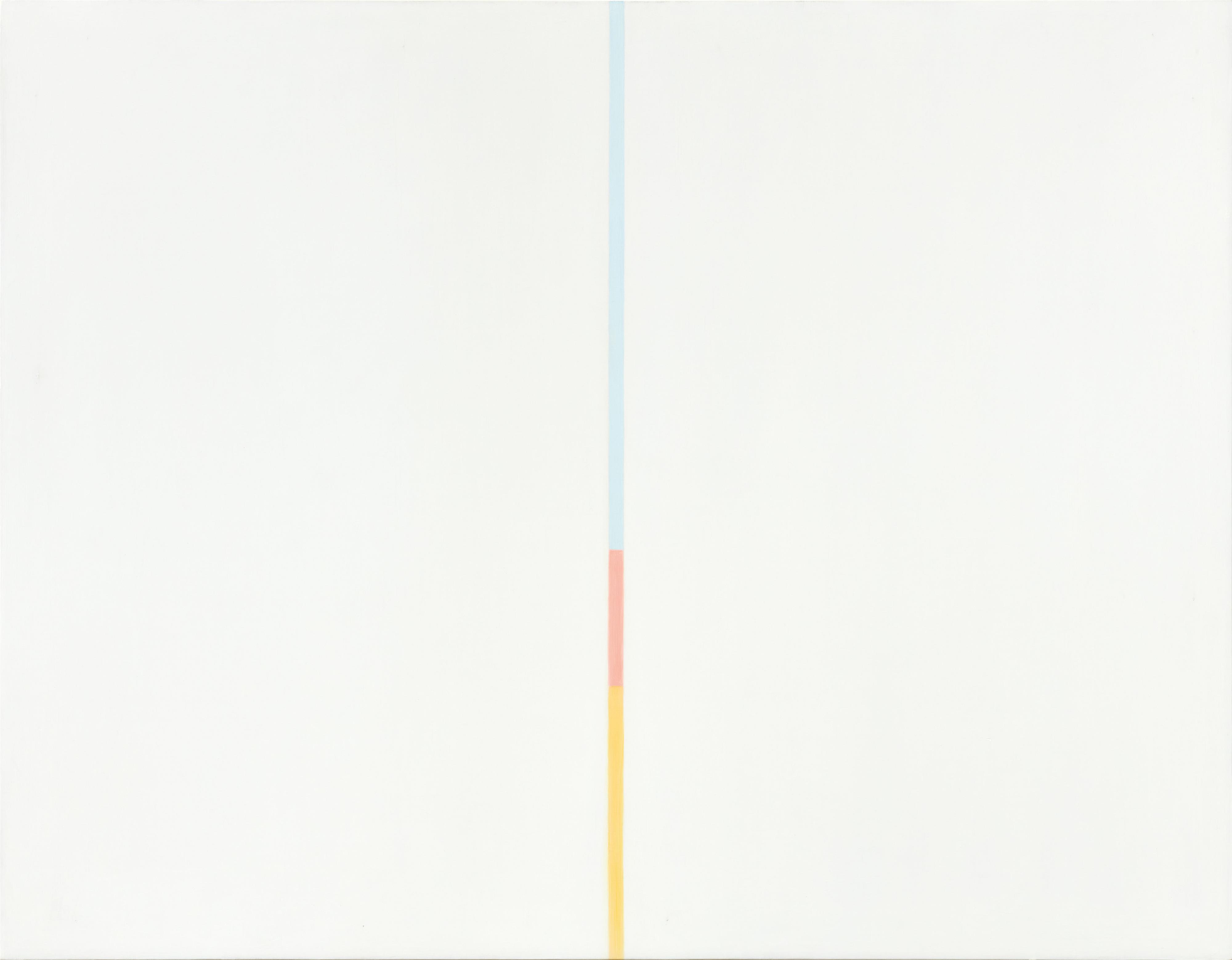 Antonio Calderara - Untitled (Tensione verticale azzurro, rosso, giallo) - image-1