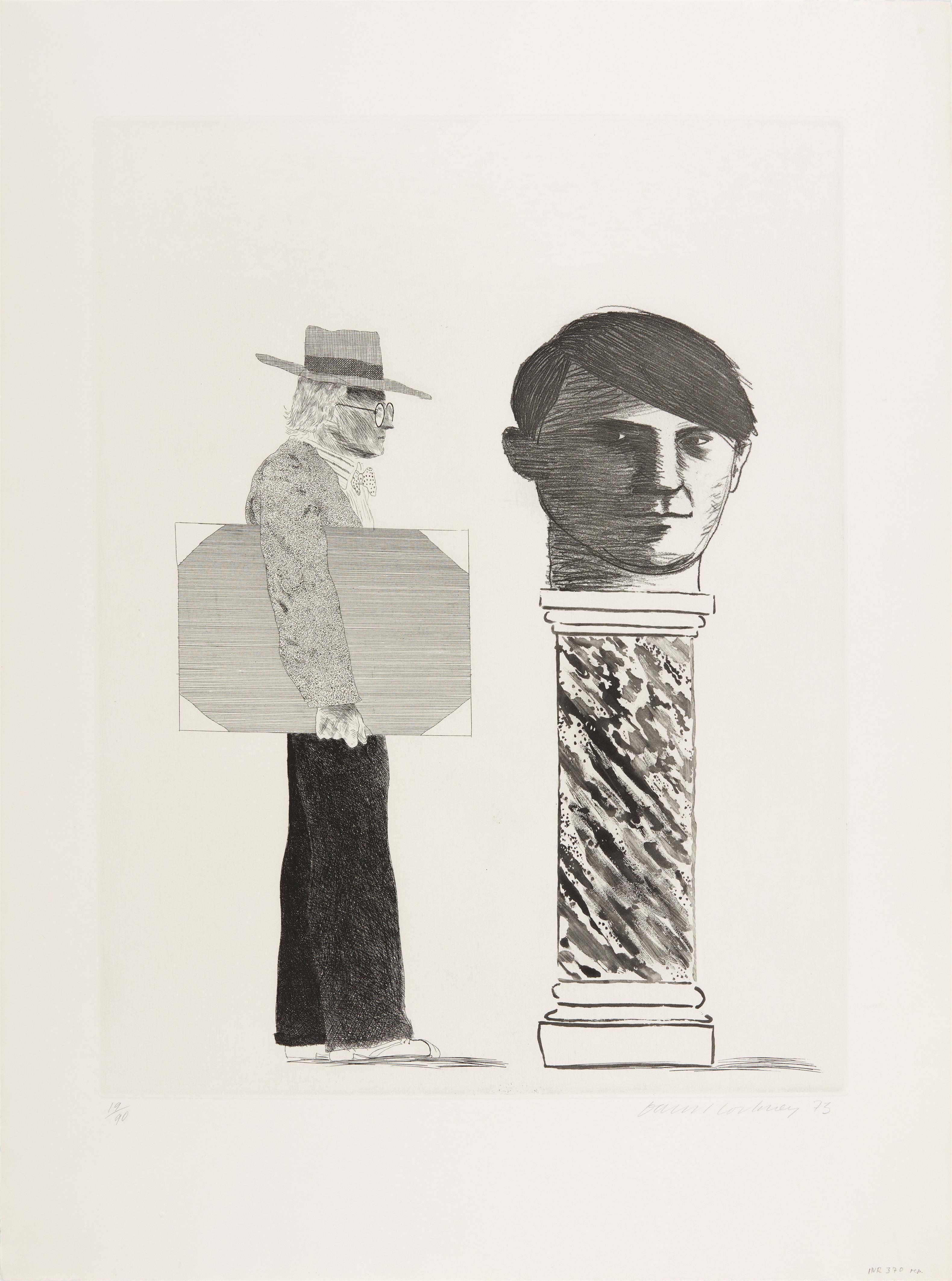 David Hockney - The Student (From: Homage to Picasso) - image-1