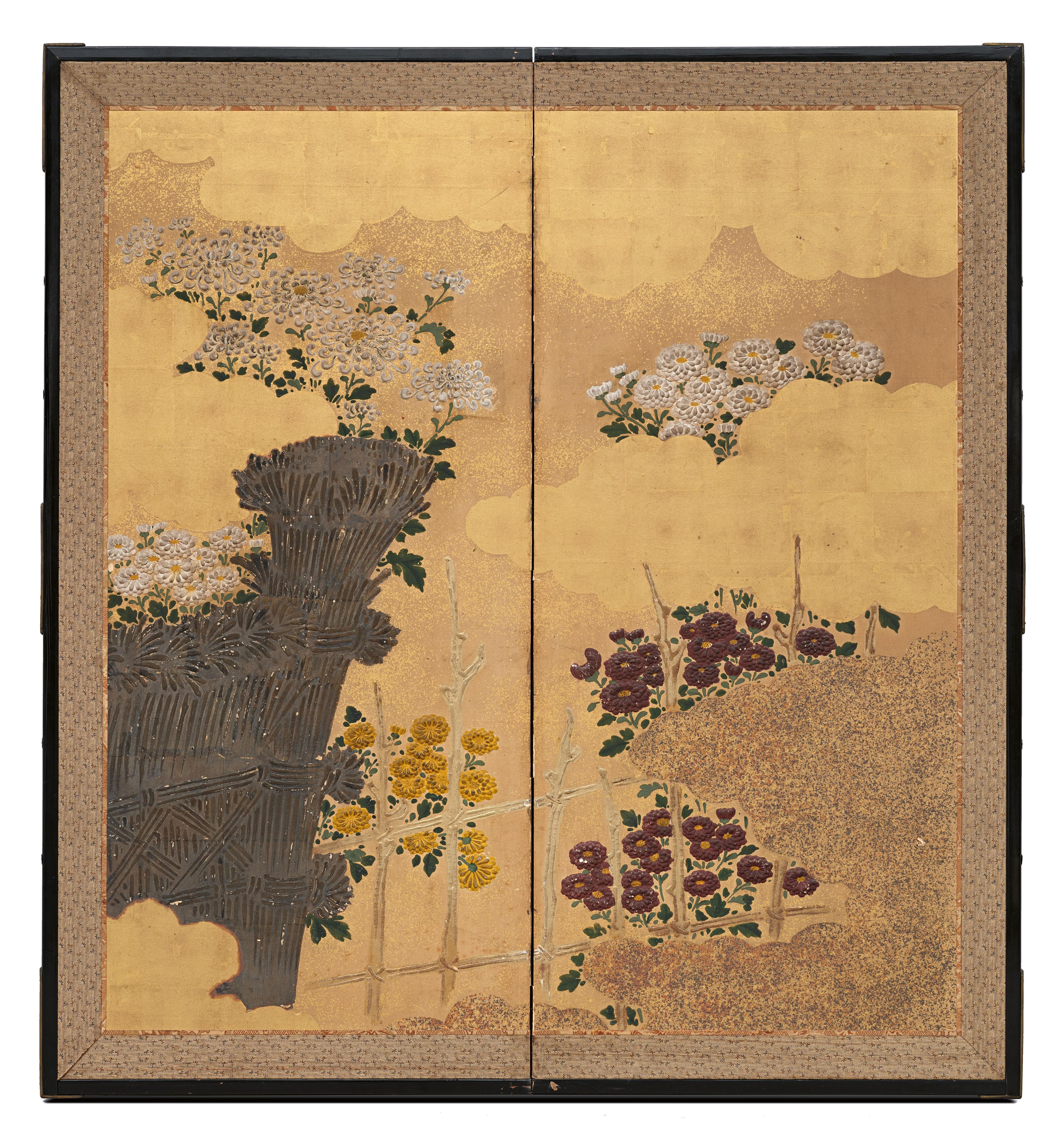 A two-panel screen. Second half 19th century - image-1