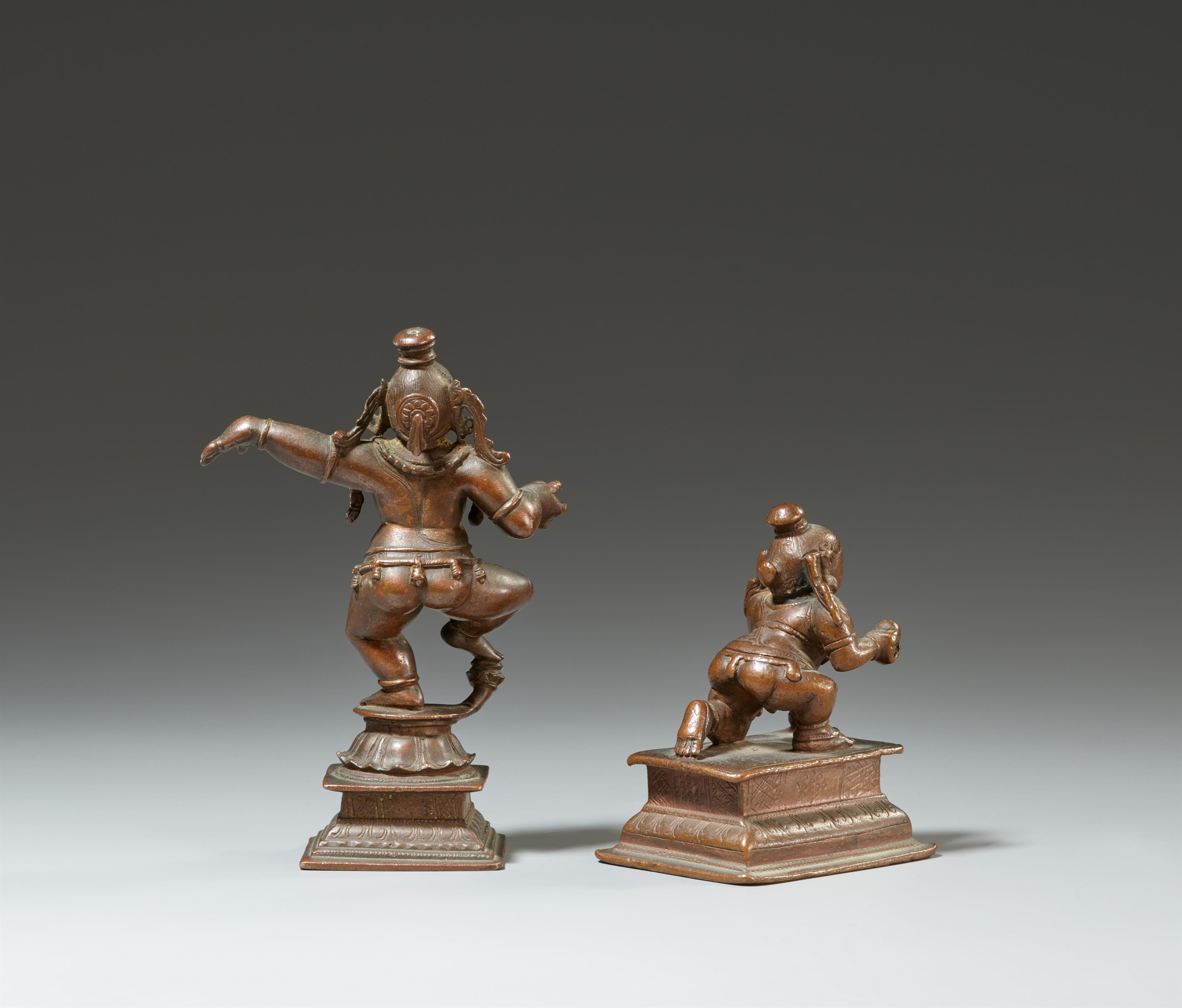 Zwei Figuren von Bala-Krishna. Bronze. Süd-Indien. 18./19. Jh. - image-2