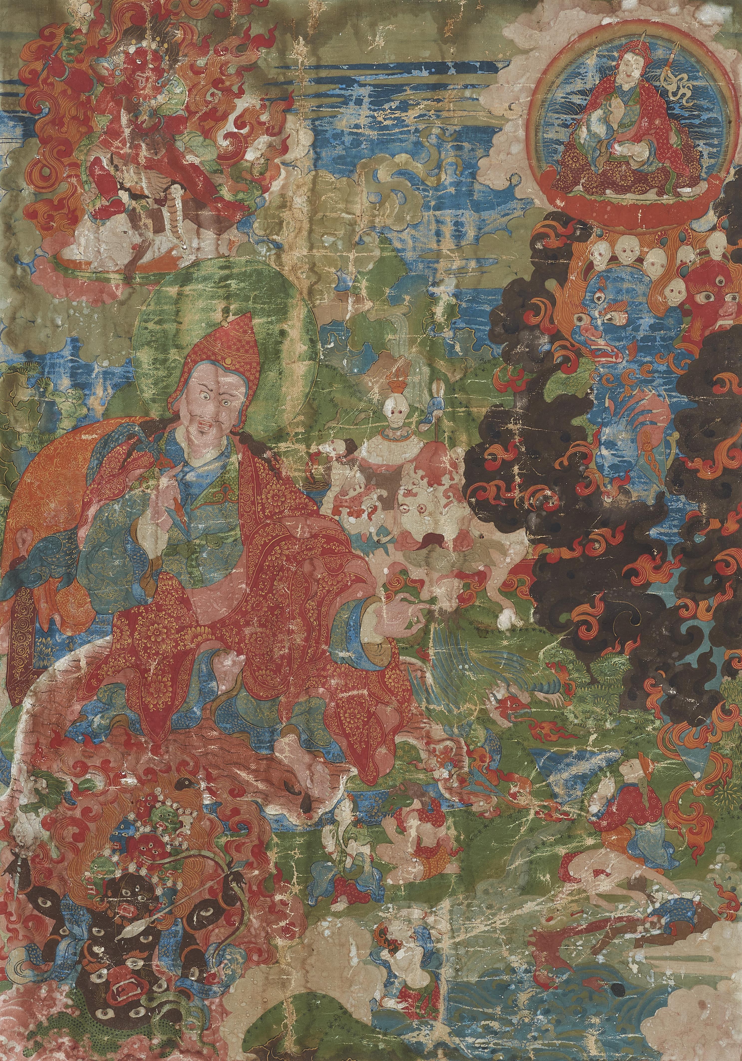 Thangka des Yungdron Dorje Pal. Tibet, 18. Jh. - image-1