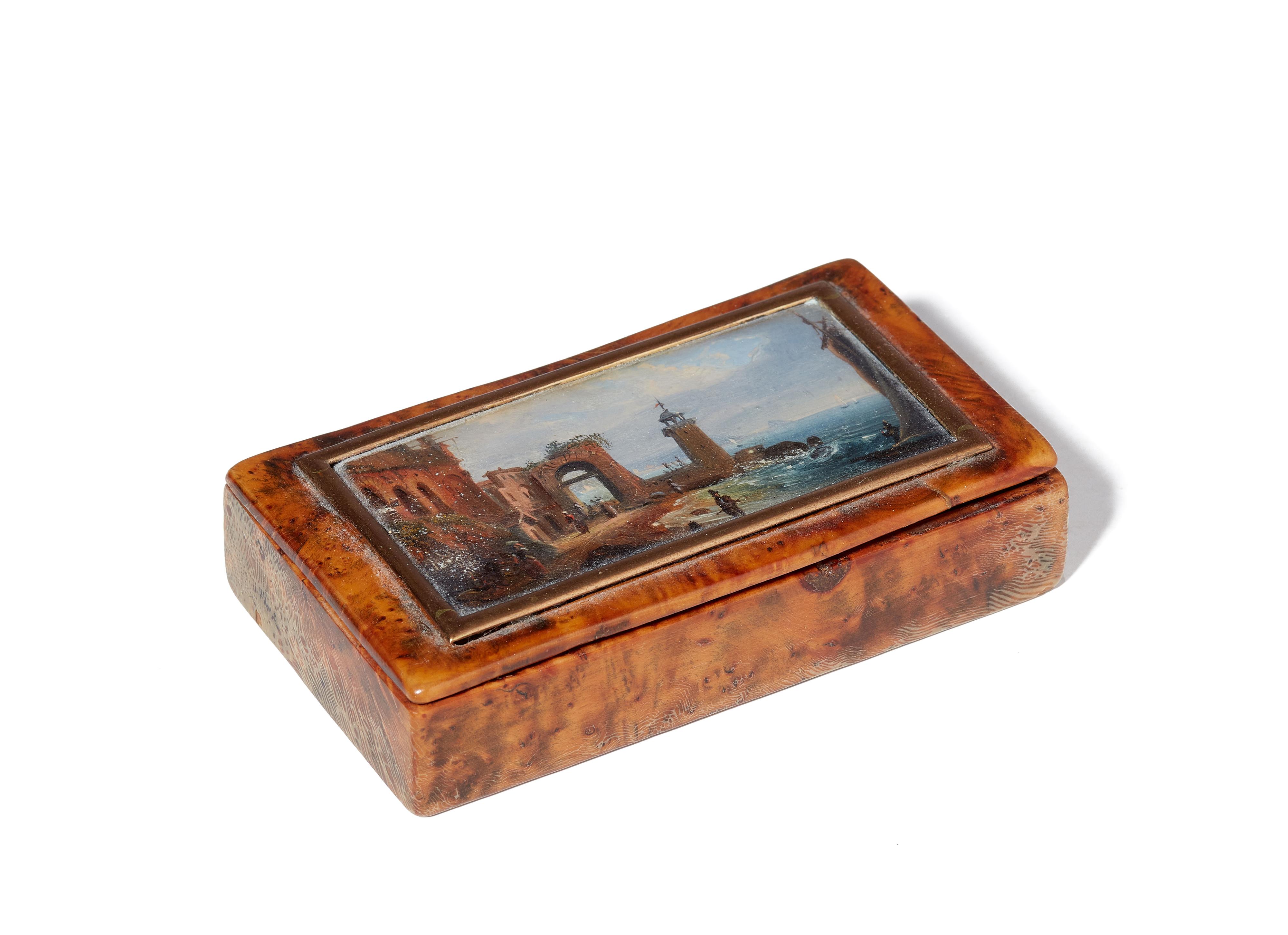 A snuff box with reverse glass painting
Giovanni Migliara, Milan, around 1810 - 12. - image-2