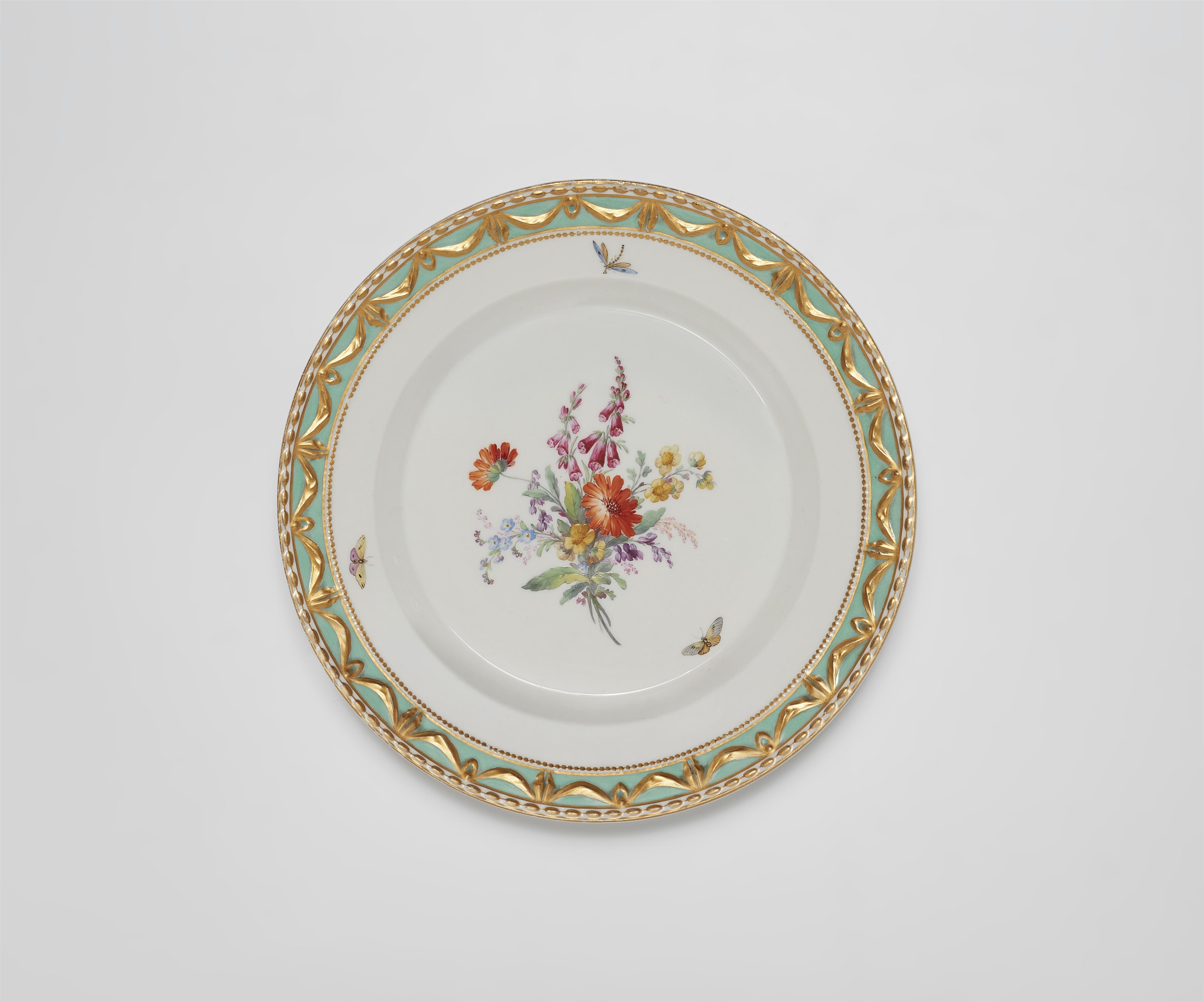 A Berlin KPM porcelain plate from a dinner and dessert service for Prince Heinrich of Prussia - image-1