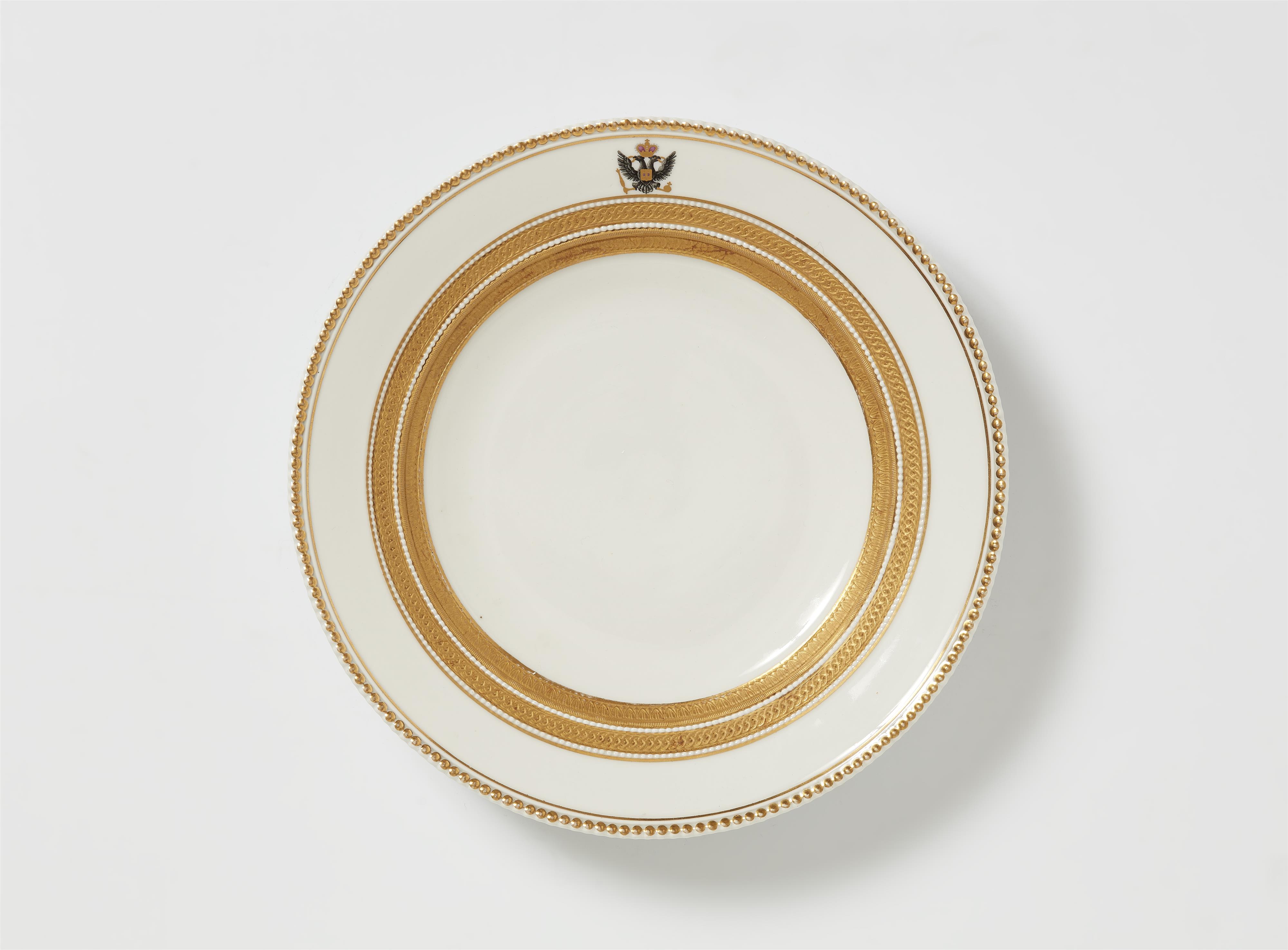 A Berlin KPM porcelain plate from the dinner service for Prince Friedrich Günther of Schwarzburg-Rudolstadt - image-1