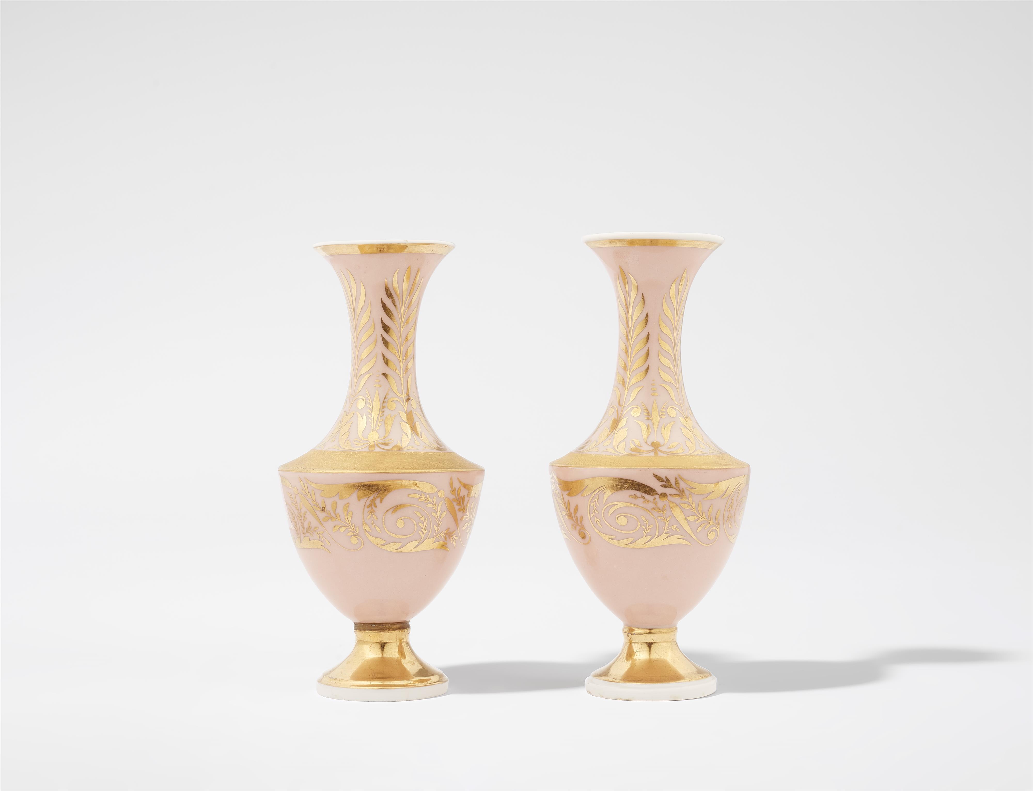 Two small Berlin KPM porcelain vases - image-1