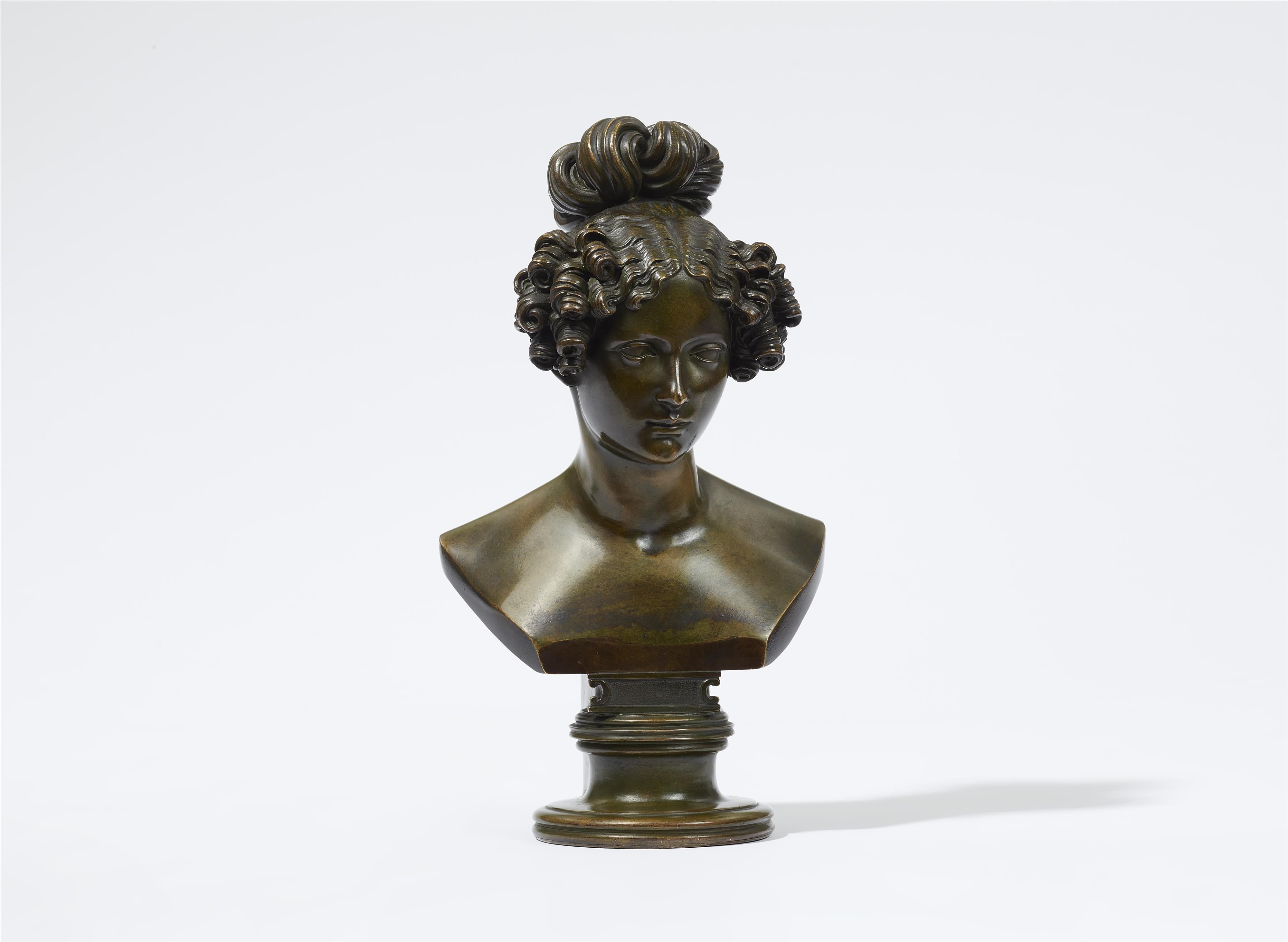 A bronze bust of the opera singer Henriette Sontag - image-1