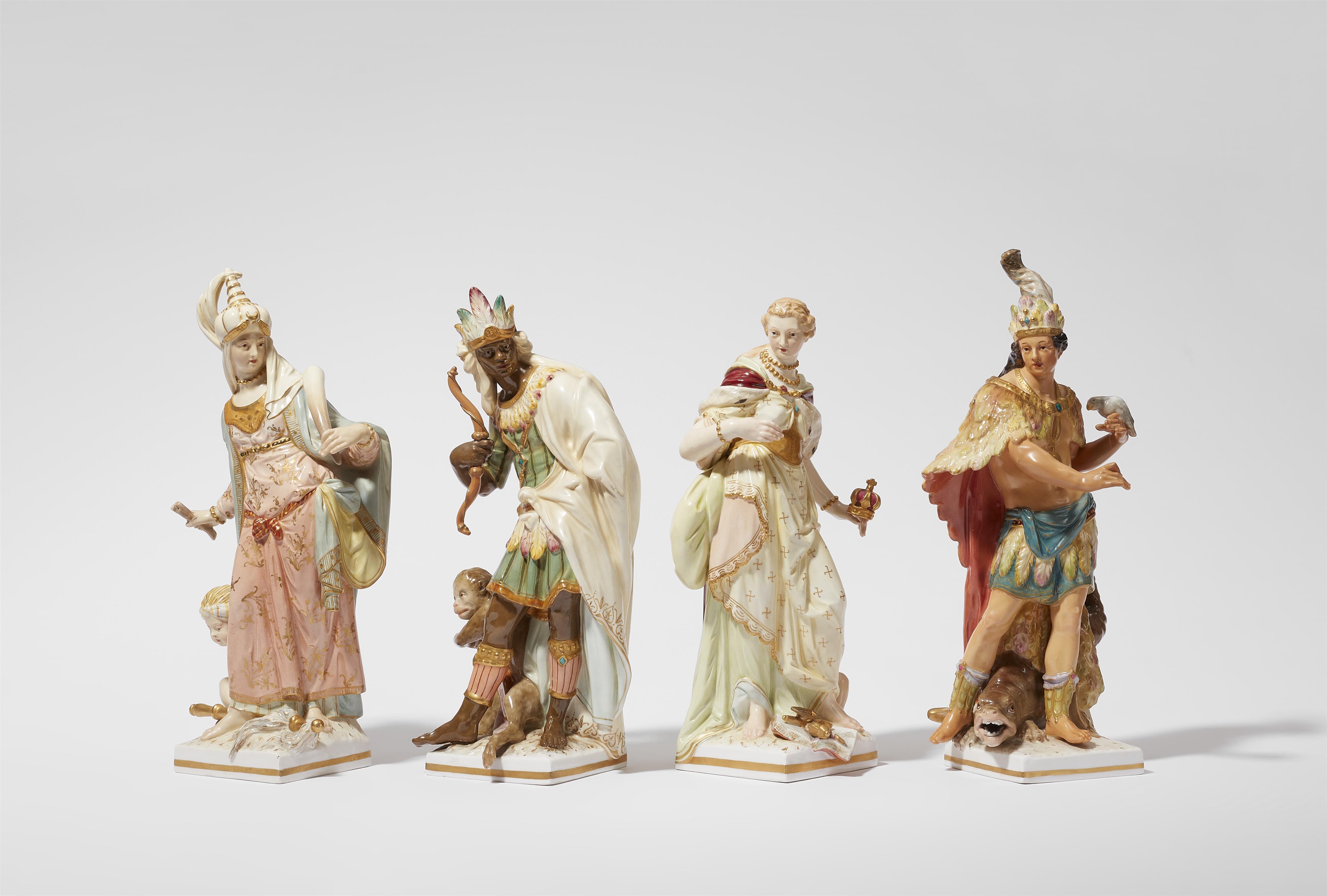Berlin KPM porcelain models of the four continents - image-1