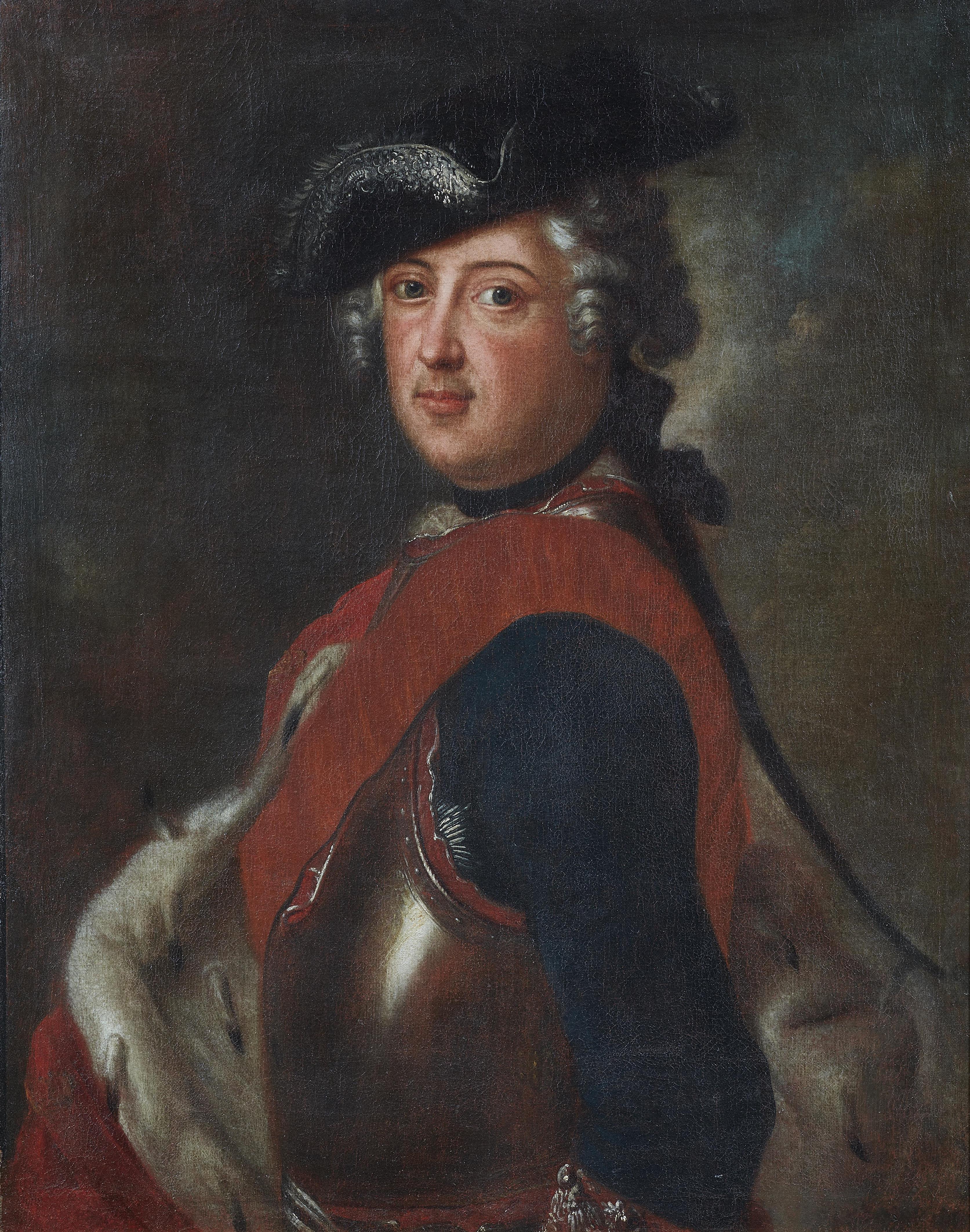 King Frederick II in half-length - image-1