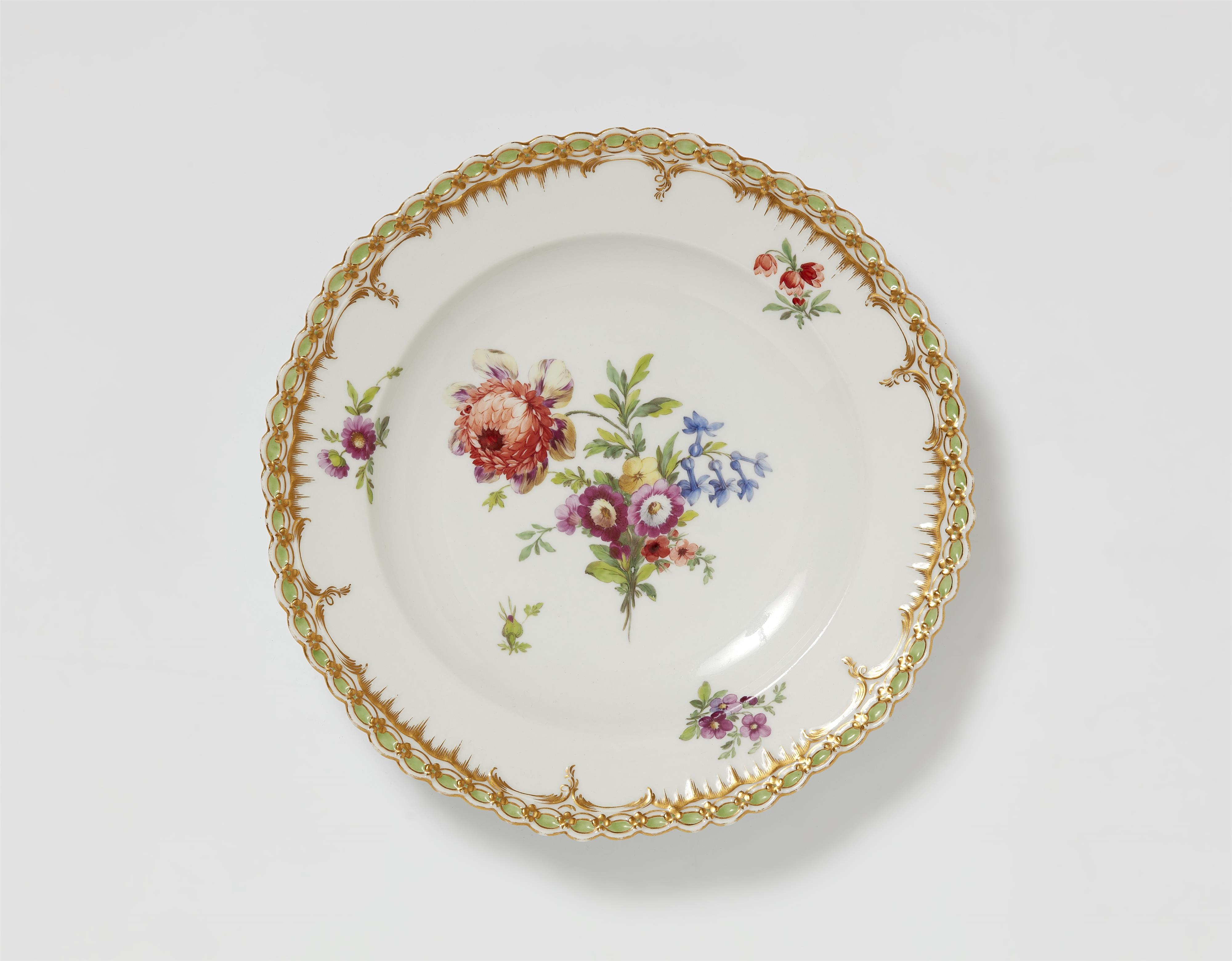 A Berlin KPM porcelain plate from a dinner service for the Landgraves of Hesse-Kassel - image-1