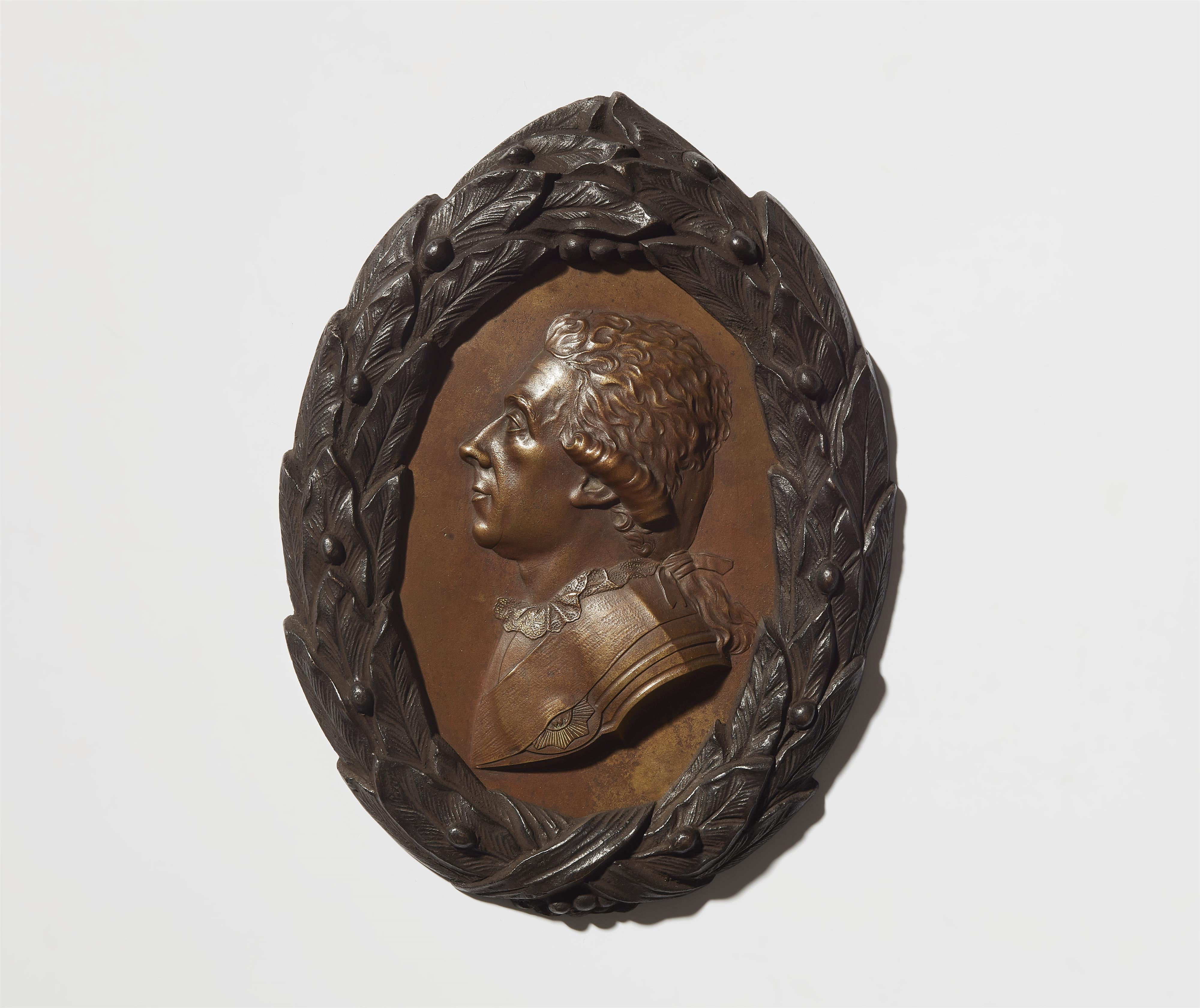 A bronze plaque with a portrait of Prince Heinrich - image-1