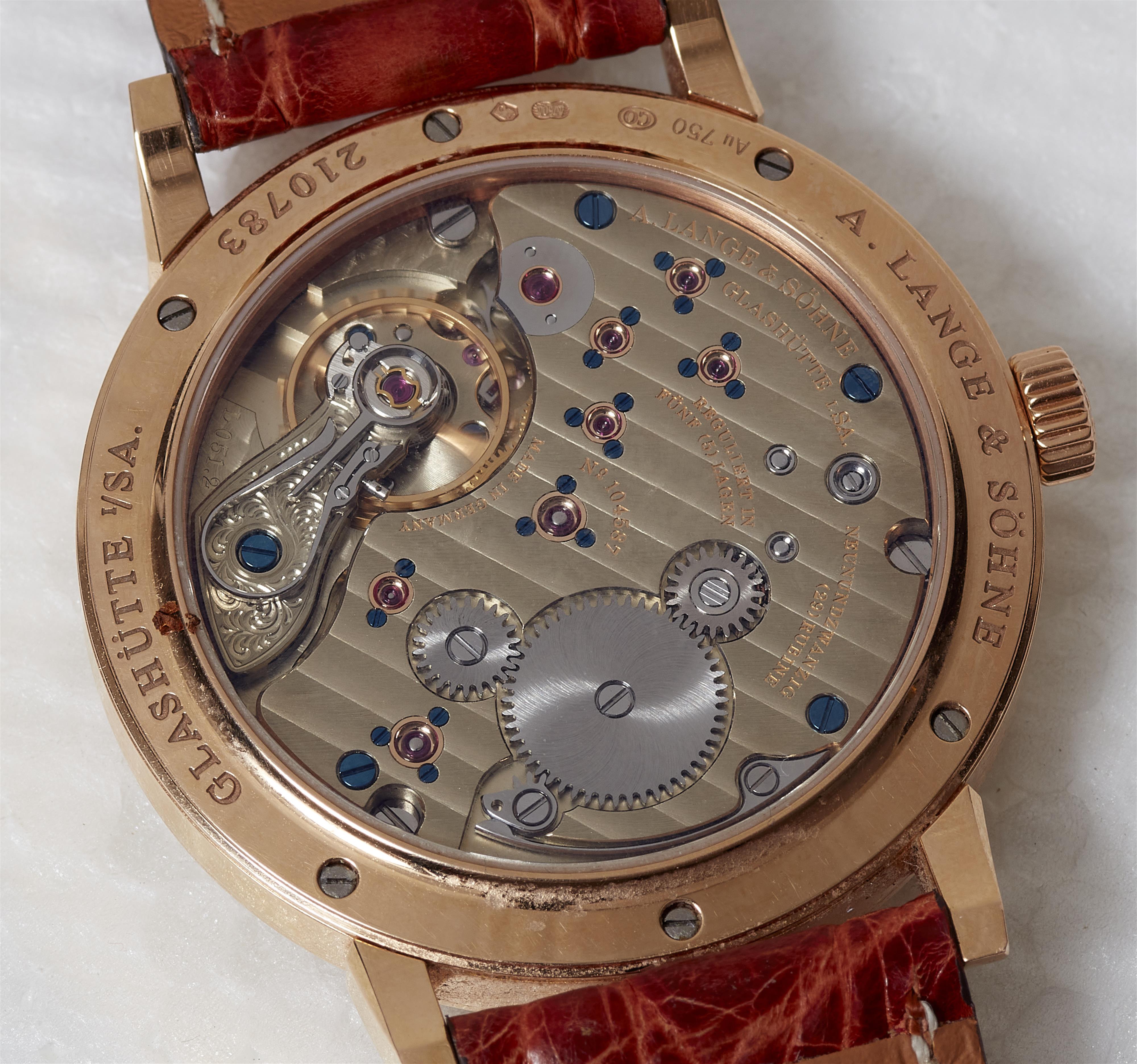 An 18k rose gold manual winding A. Lange & Söhne 1815 Up/Down gentleman´s wristwatch - image-2