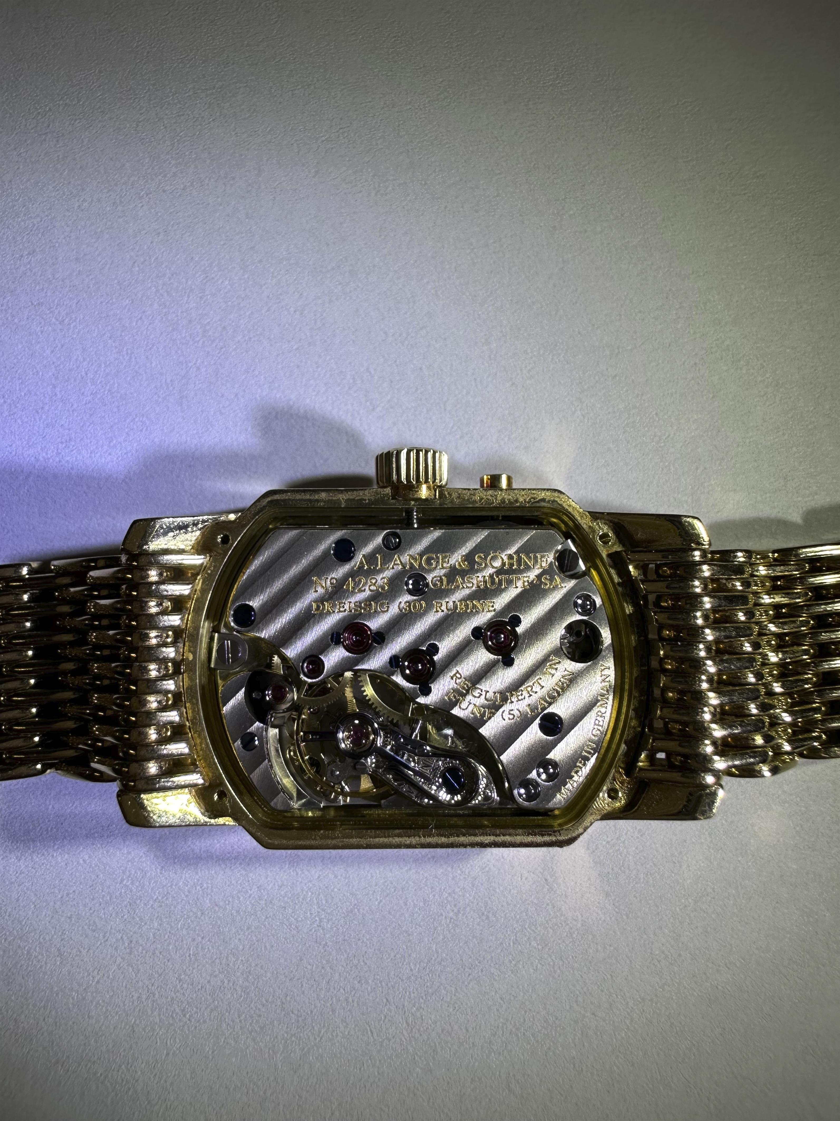 An 18k yellow gold A. Lange & Söhne ladies wristwatch. - image-2