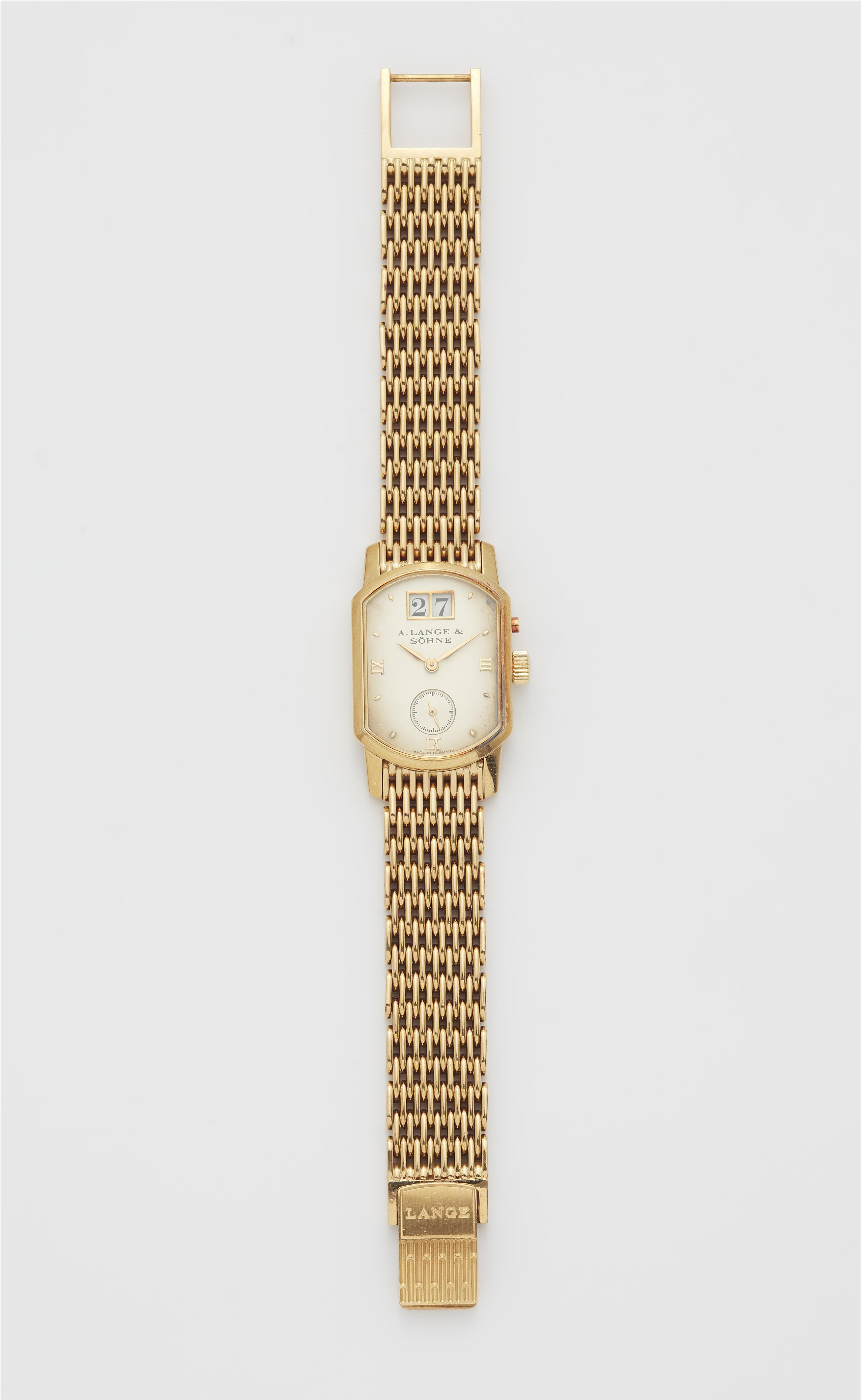 An 18k yellow gold A. Lange & Söhne ladies wristwatch. - image-1