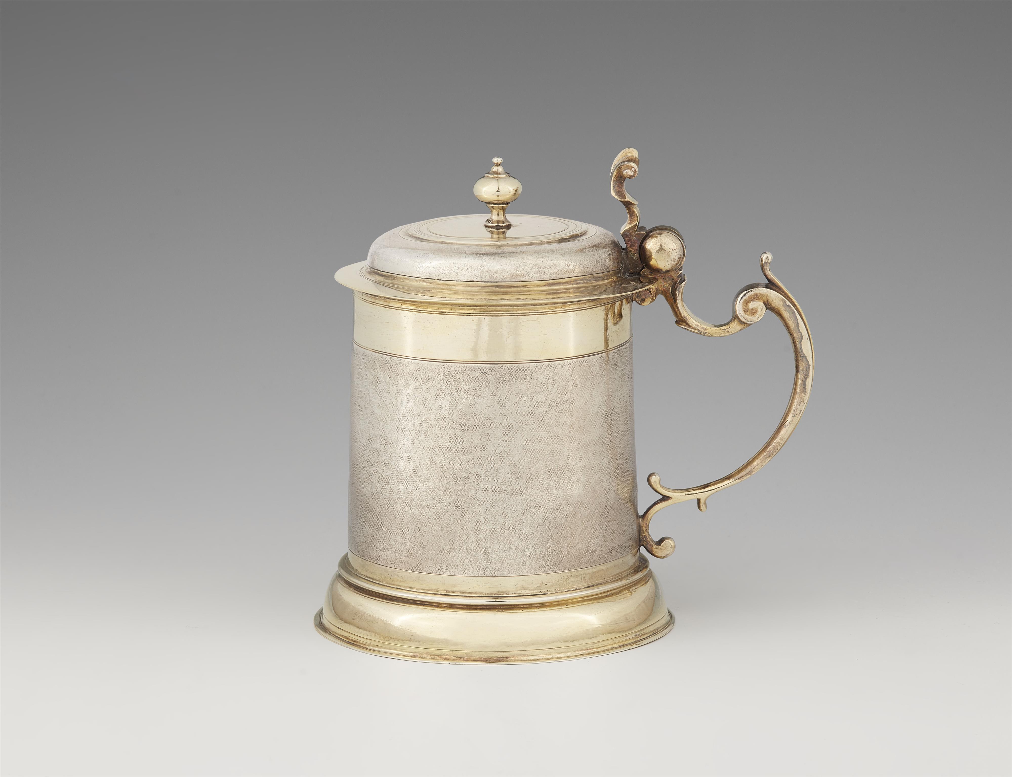 A Baroque parcel gilt silver snakeskin beaker - image-1