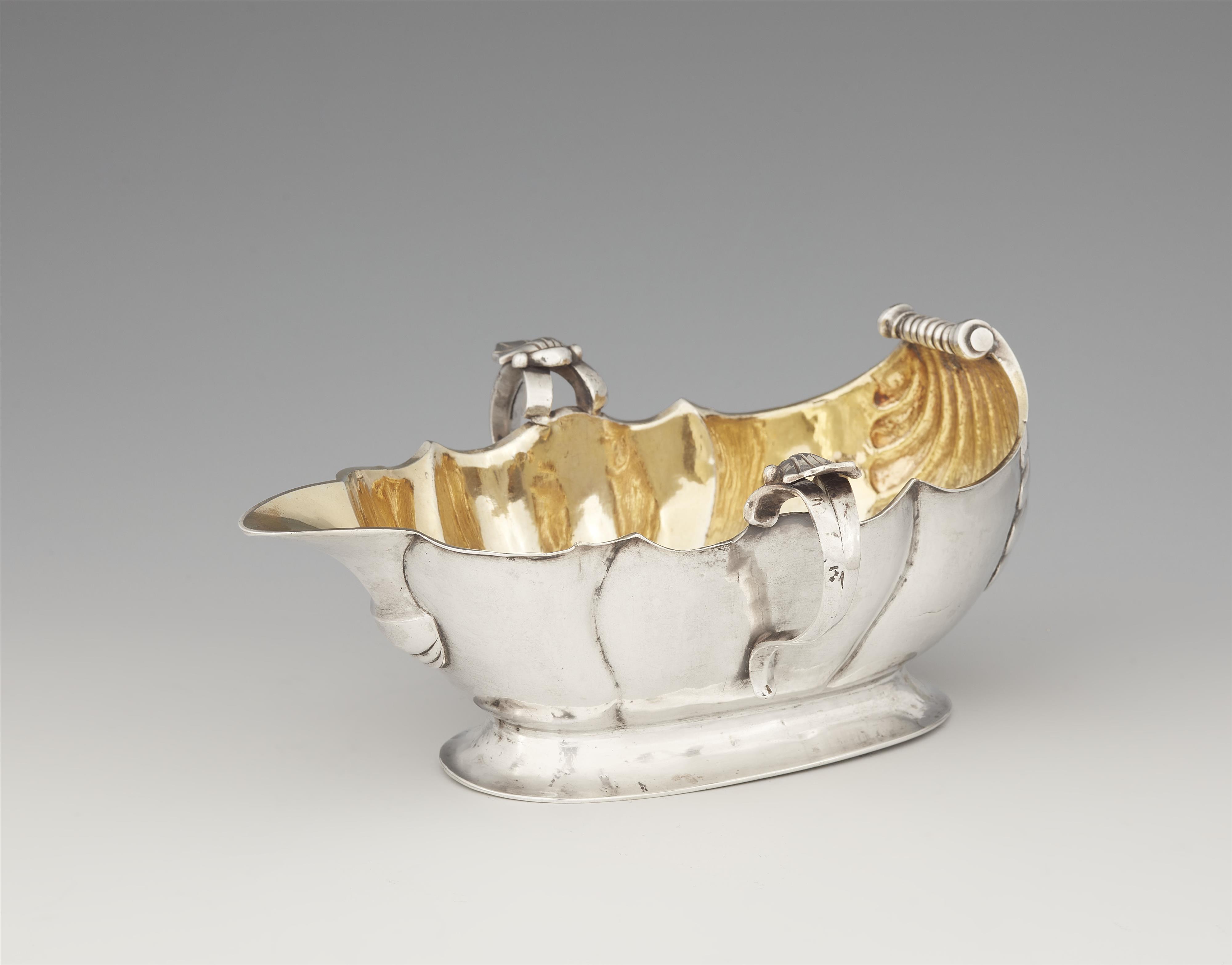 An Augsburg silver sauce boat - image-1