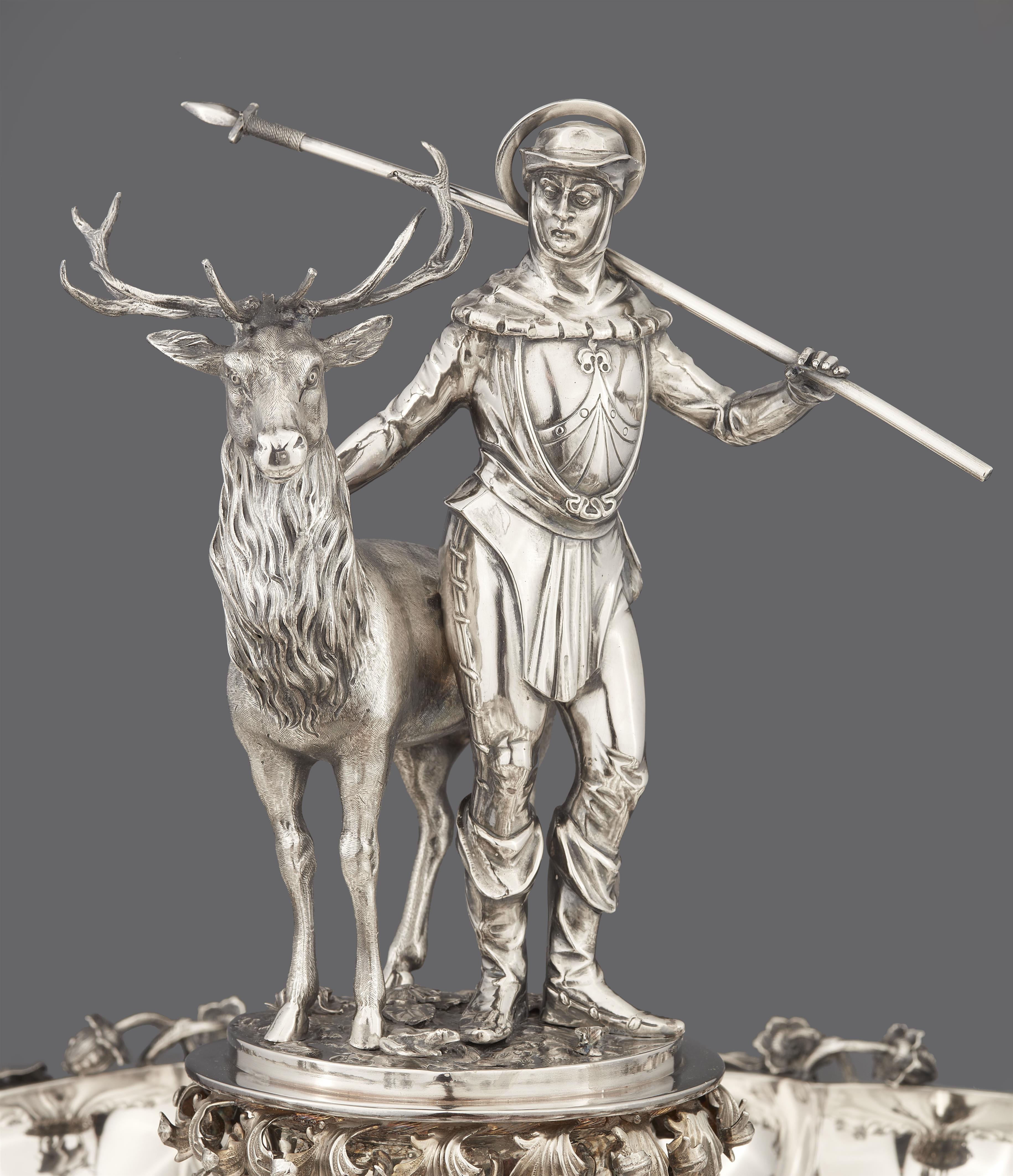 A magnificent Hanau silver hunting centrepiece - image-2