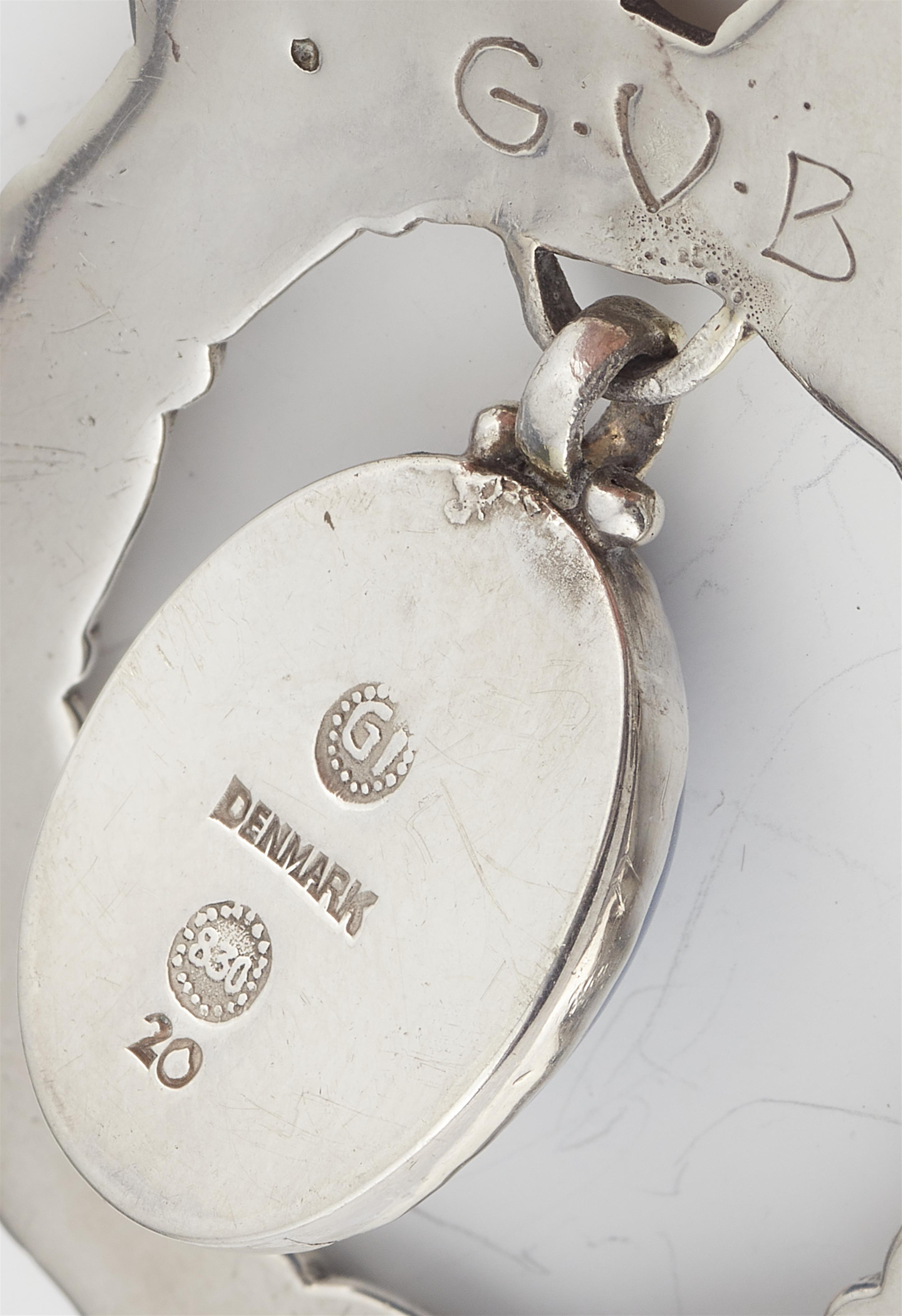 A Jugendstil silver necklace, model no. 20 - image-2