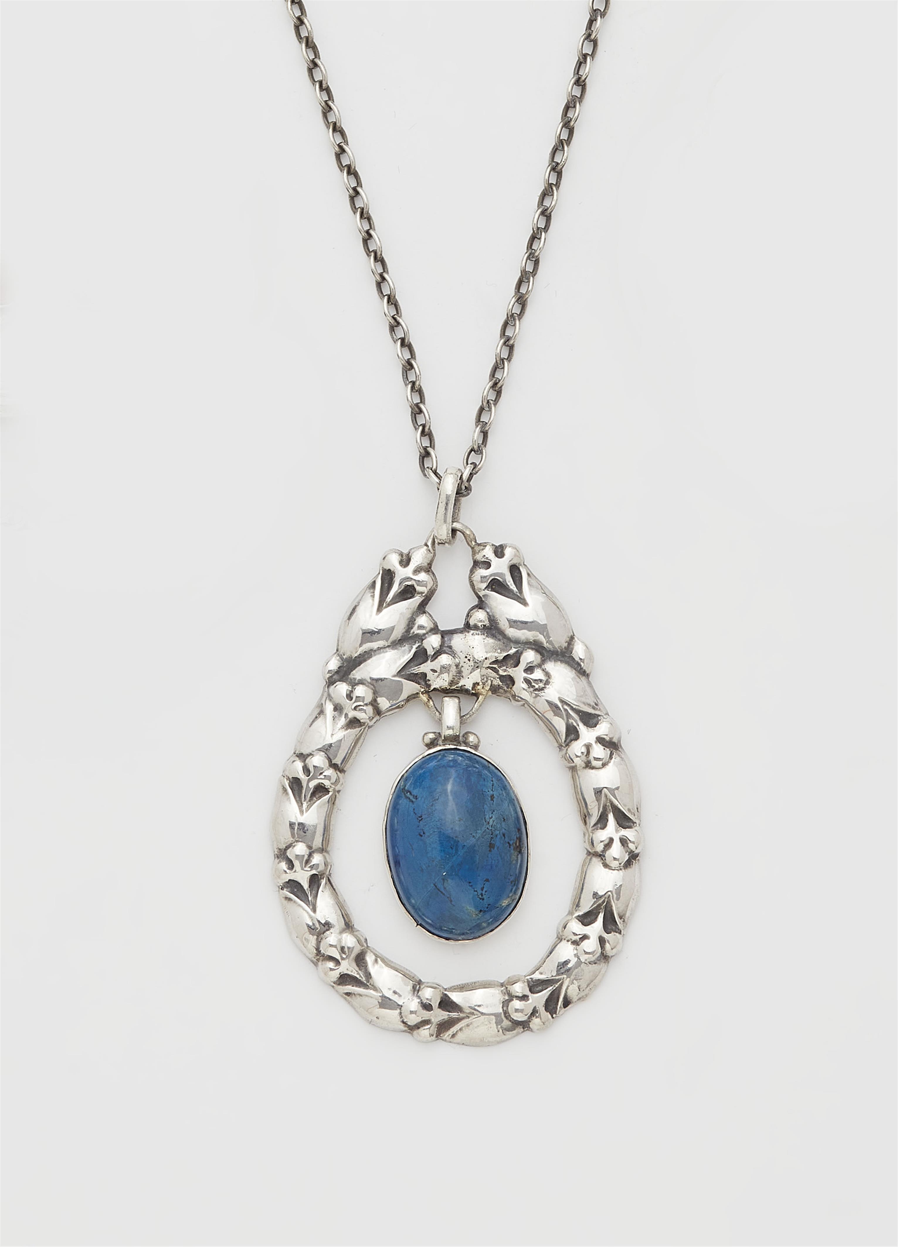 A Jugendstil silver necklace, model no. 20 - image-1
