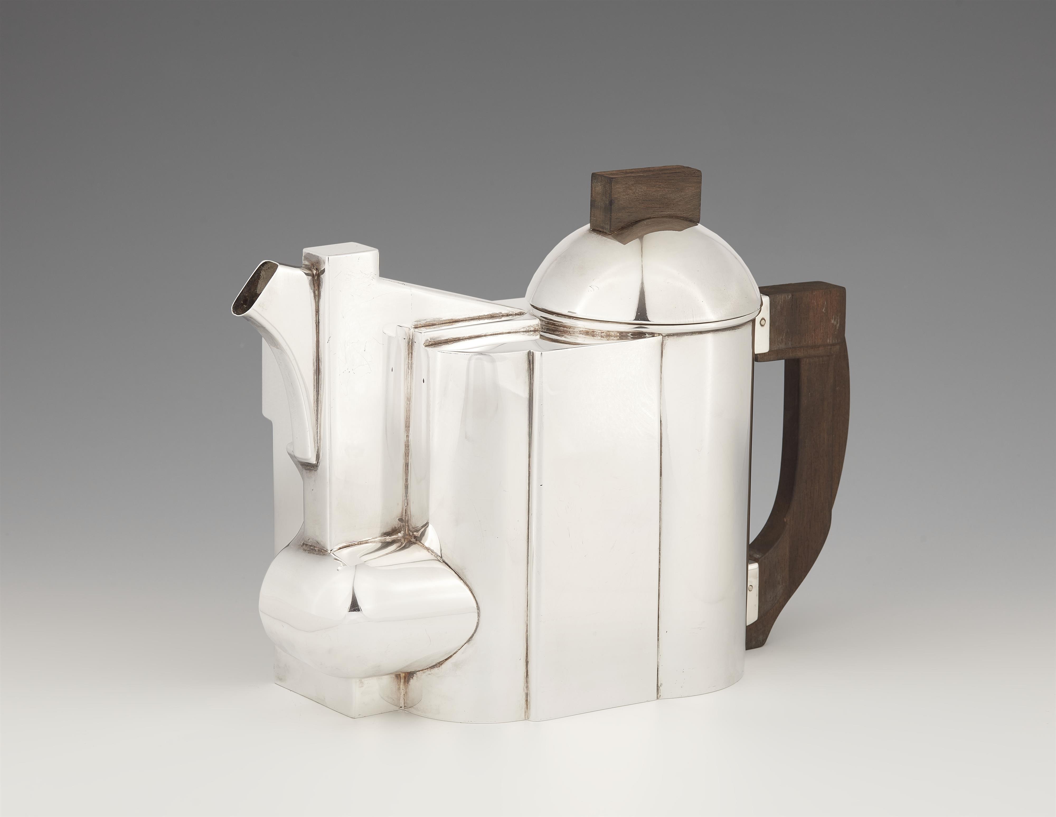 A Constructivist silver teapot - image-1