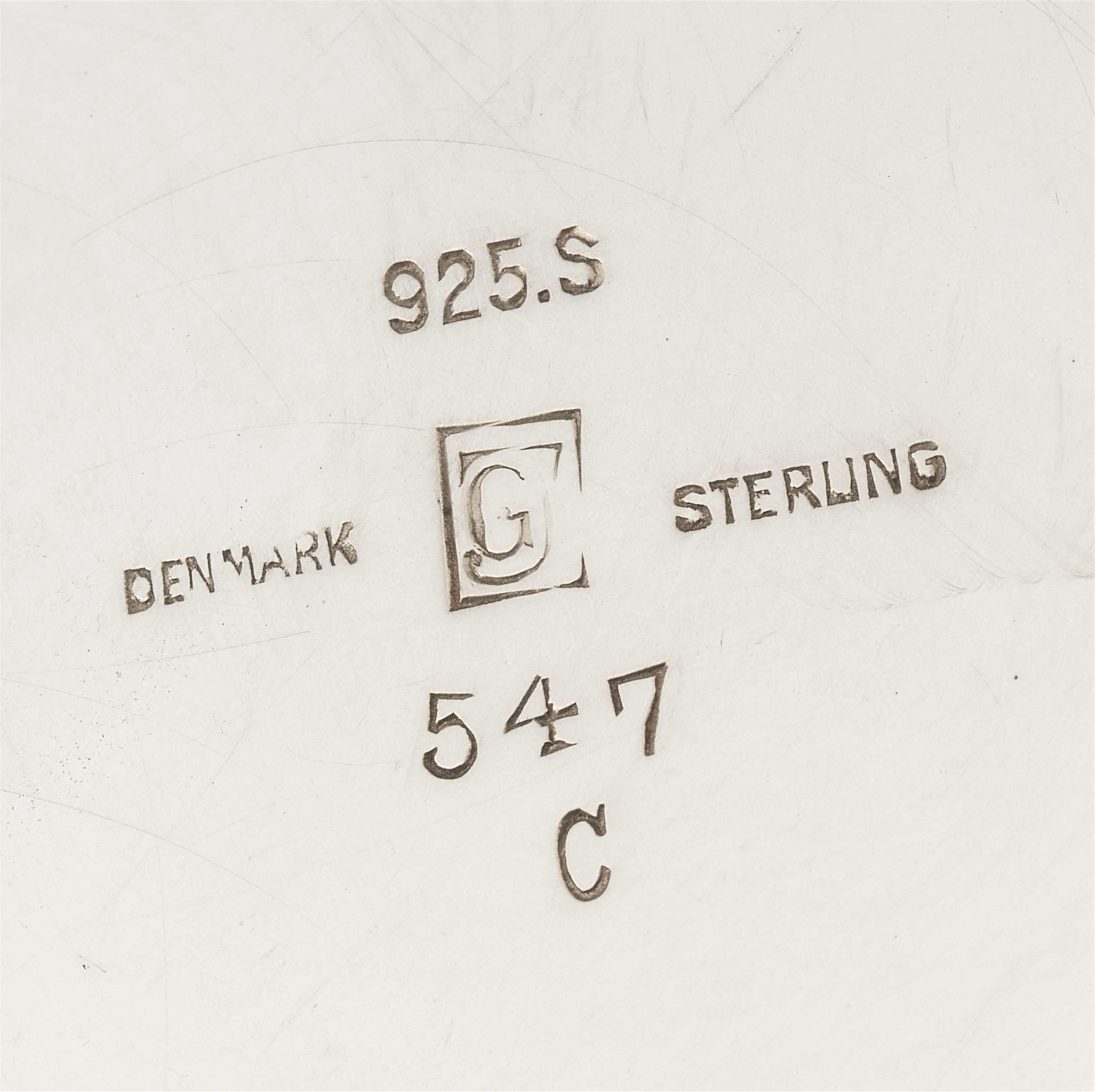 A Copenhagen silver dish and cover, model no. 547 - image-2