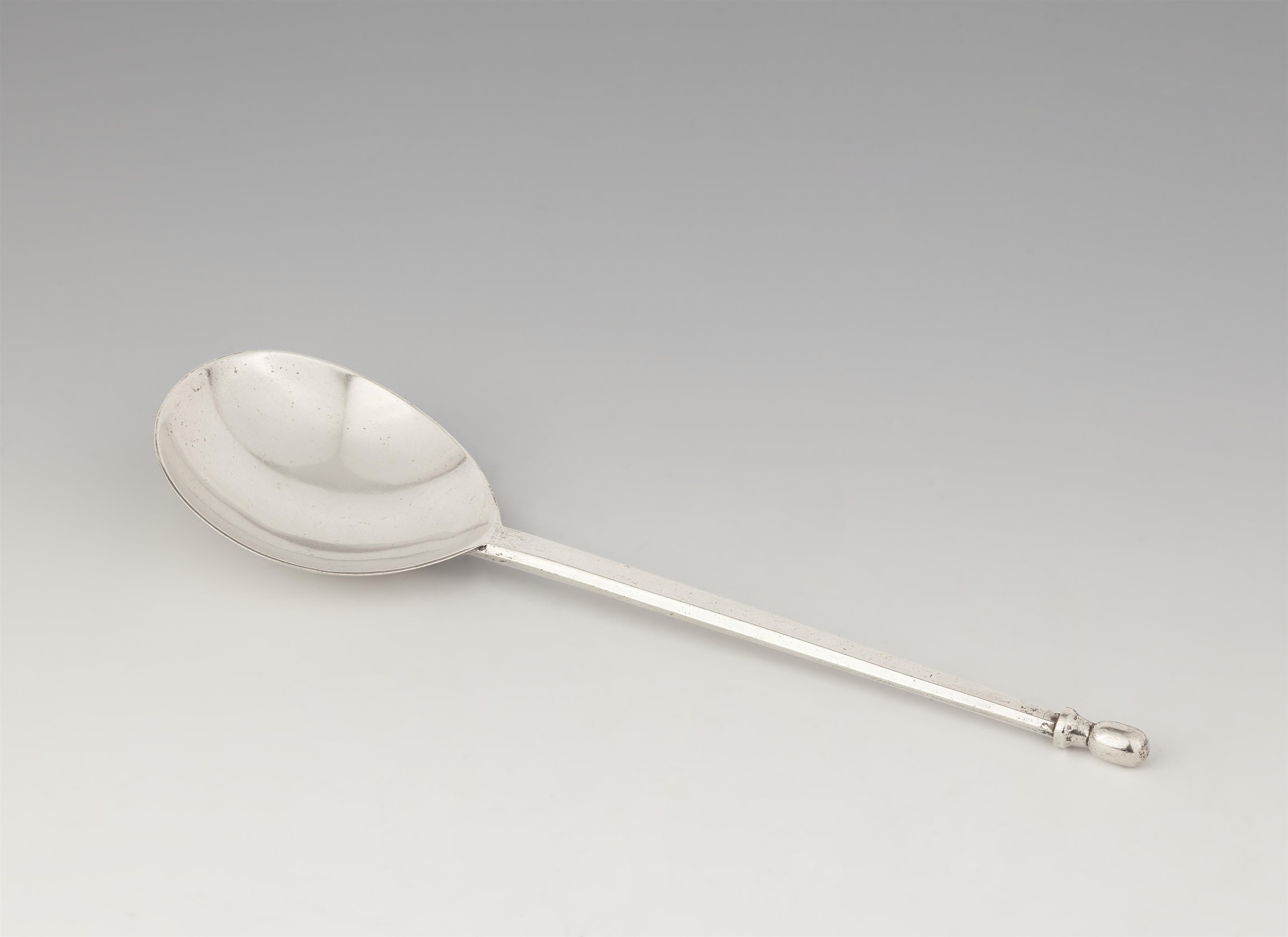 A rare silver serving spoon by Emil Lettré - image-1