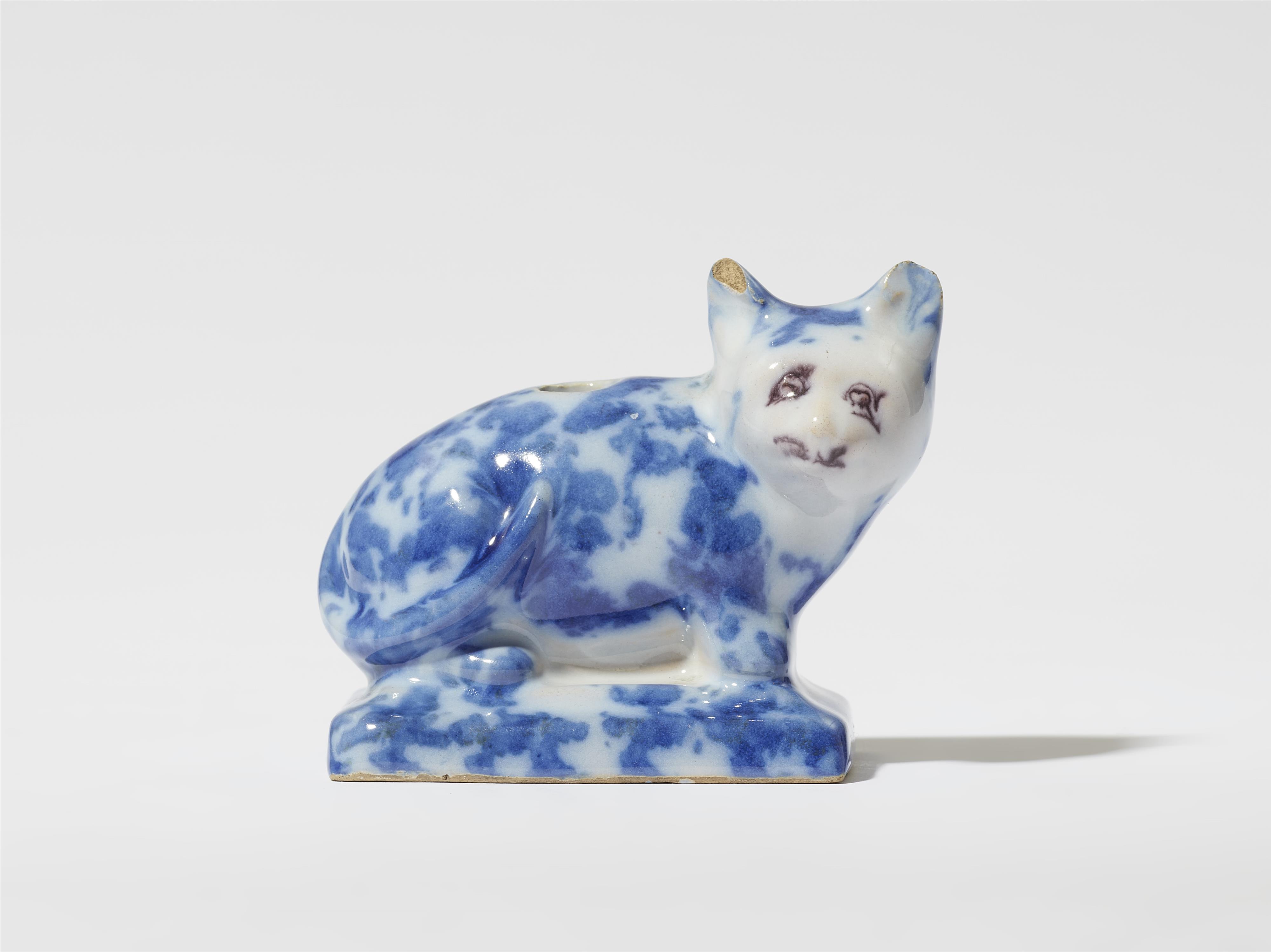 A faience model of a cat - image-1