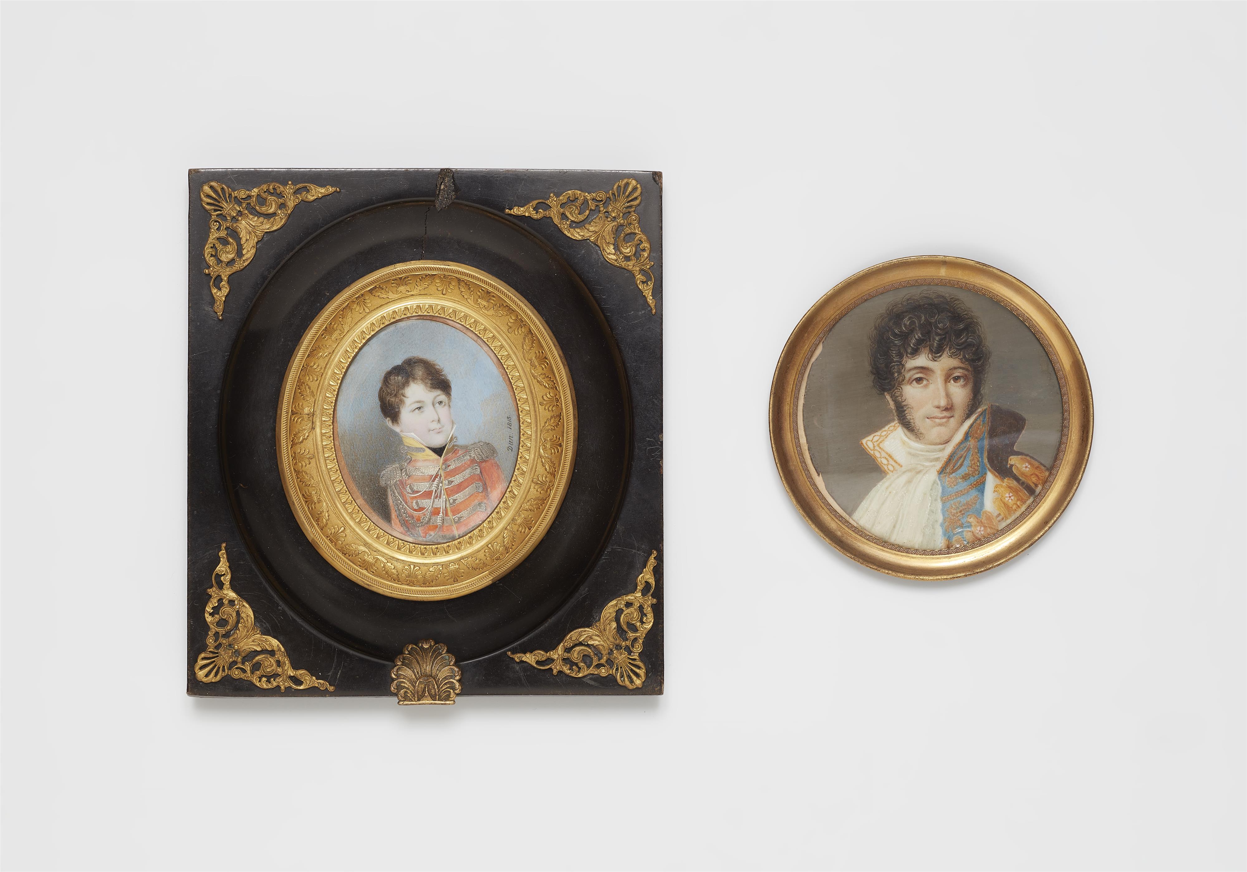 A French portrait miniature of Lucien Murat Prince of Naples as a boy - image-2