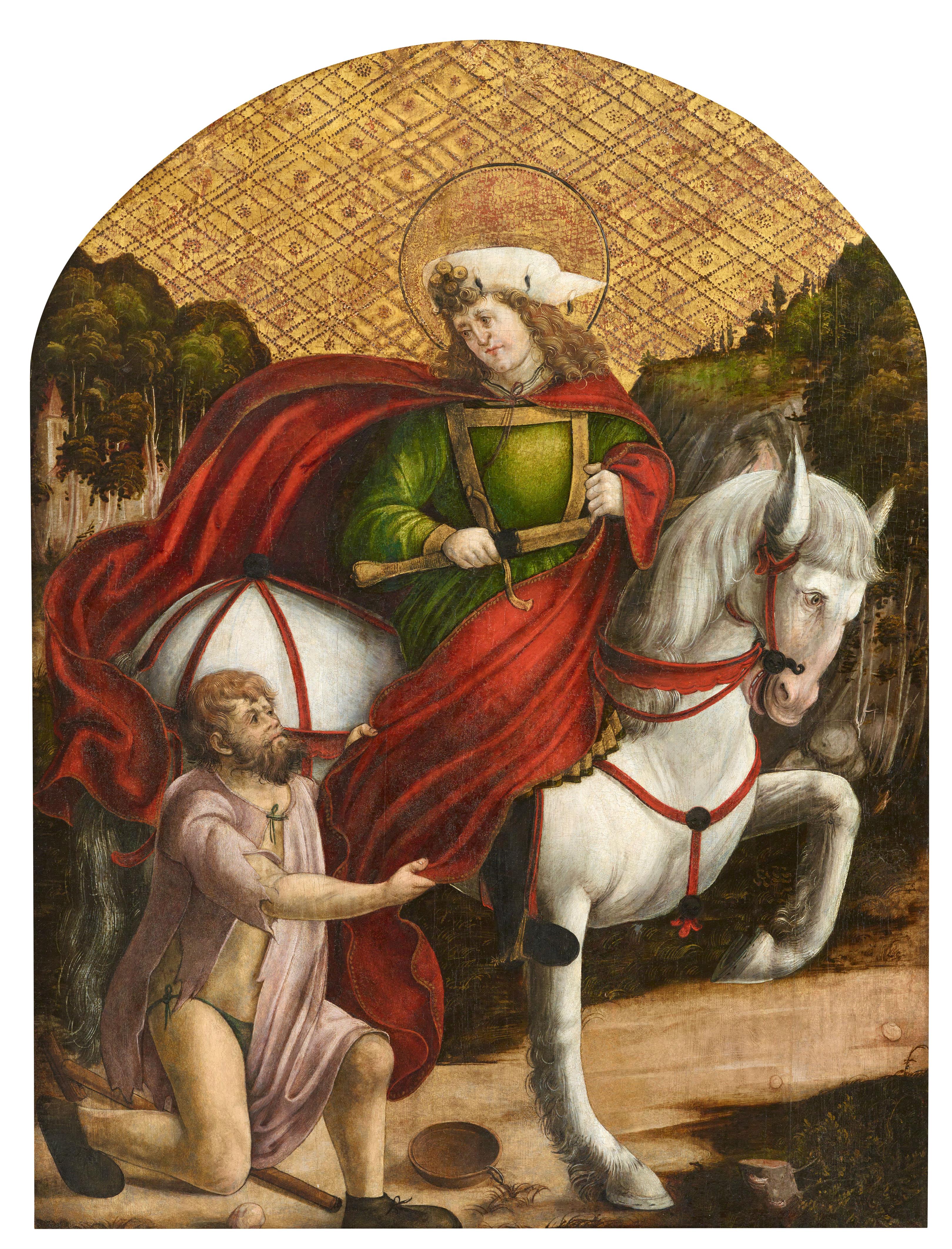 Meister der Donauschule um 1500 - Der Heilige Martin und der Bettler - image-1