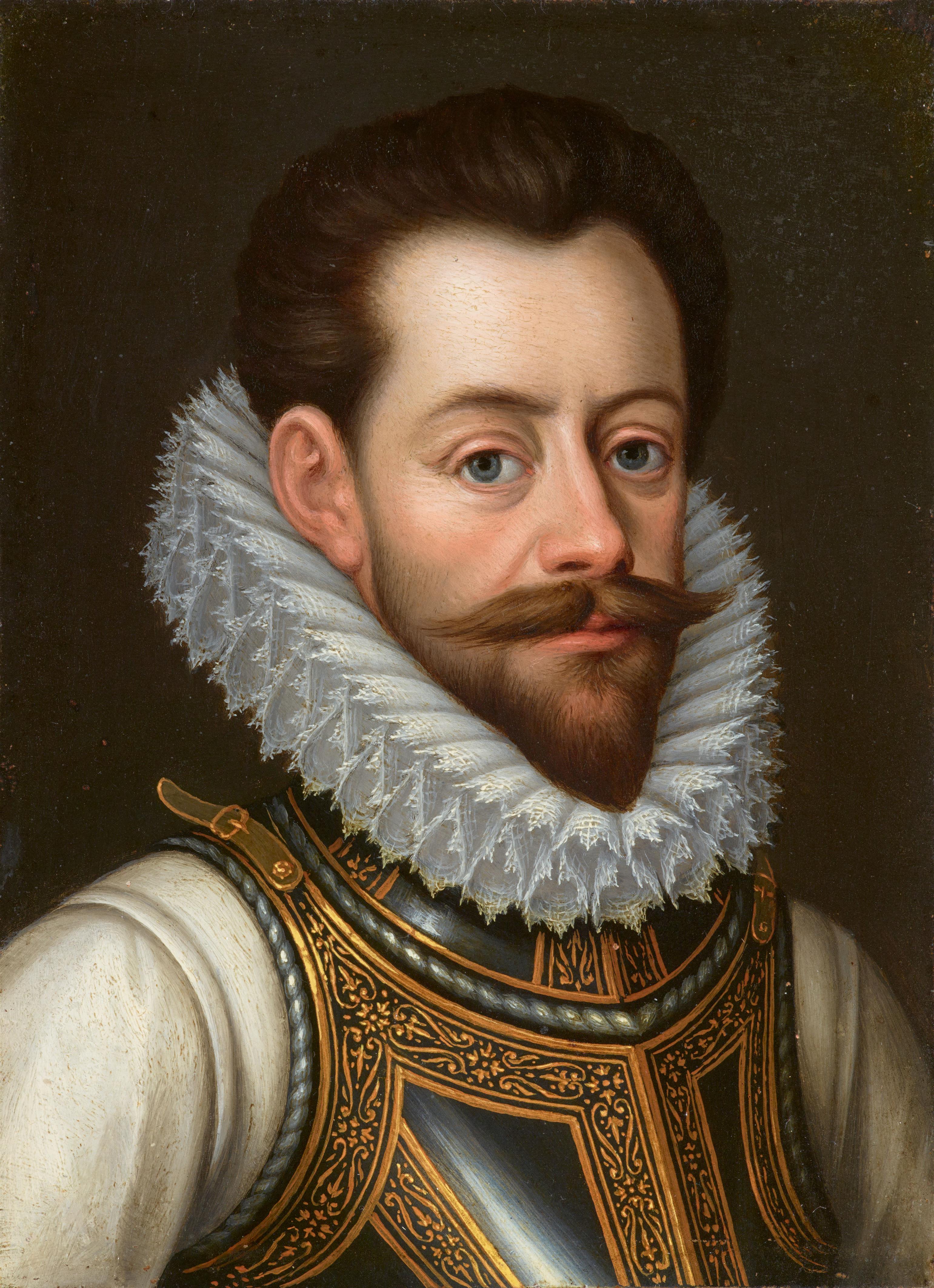 Jean de Saive - Portrait of Alessandro Farnese, Duke of Parma and Governor of the Spanish Netherlands - image-2