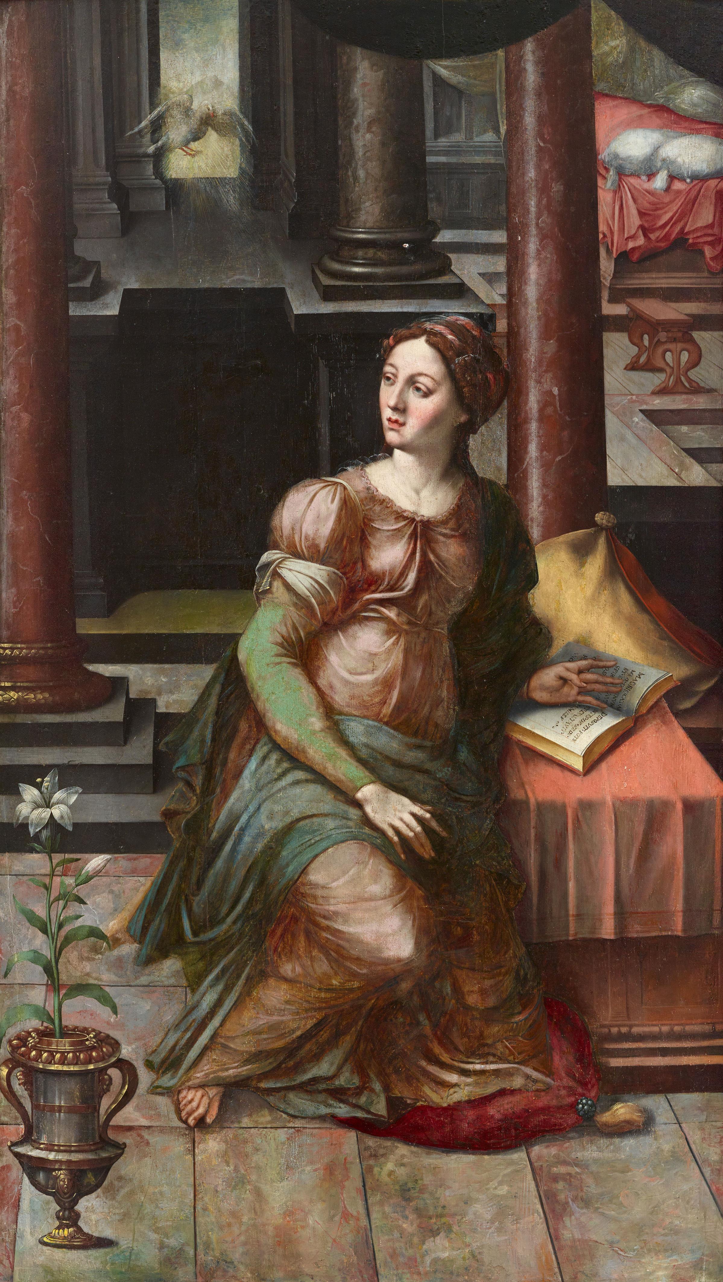 Michiel Coxcie I, attributed to - The Annunciation - image-1