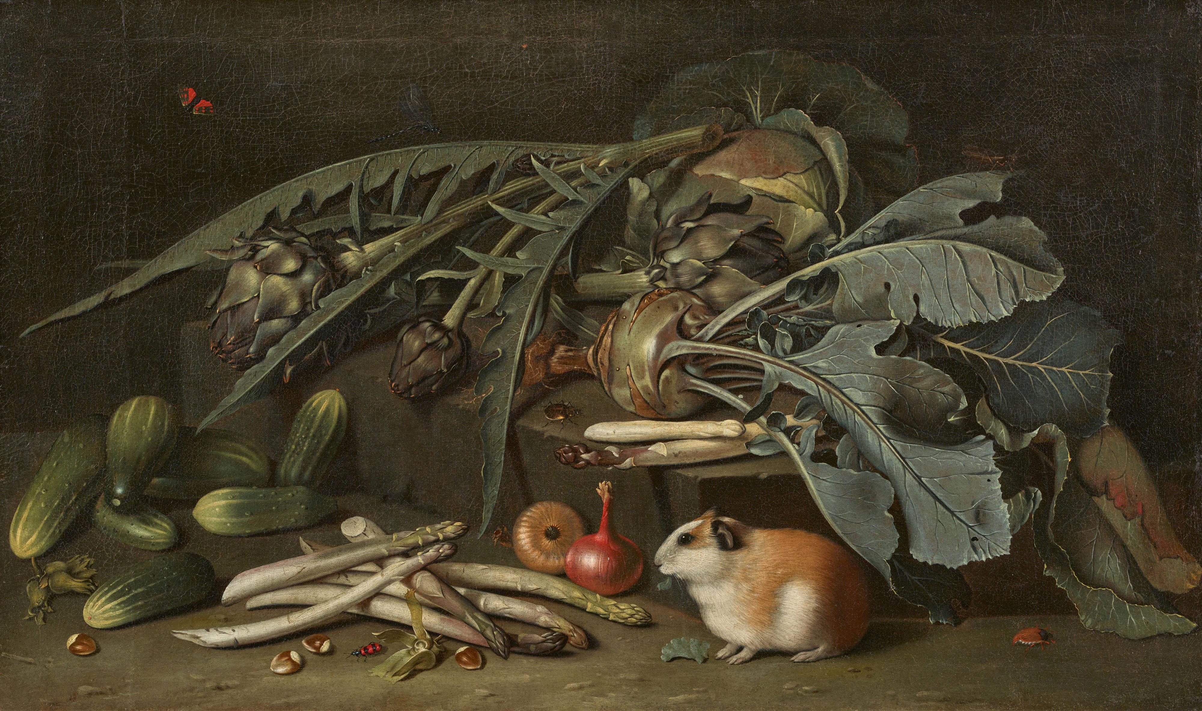 Jakob Samuel Beck - Gemüsestillleben mit einem Kaninchen
Gemüsestillleben mit einem Meerschweinchen - image-2