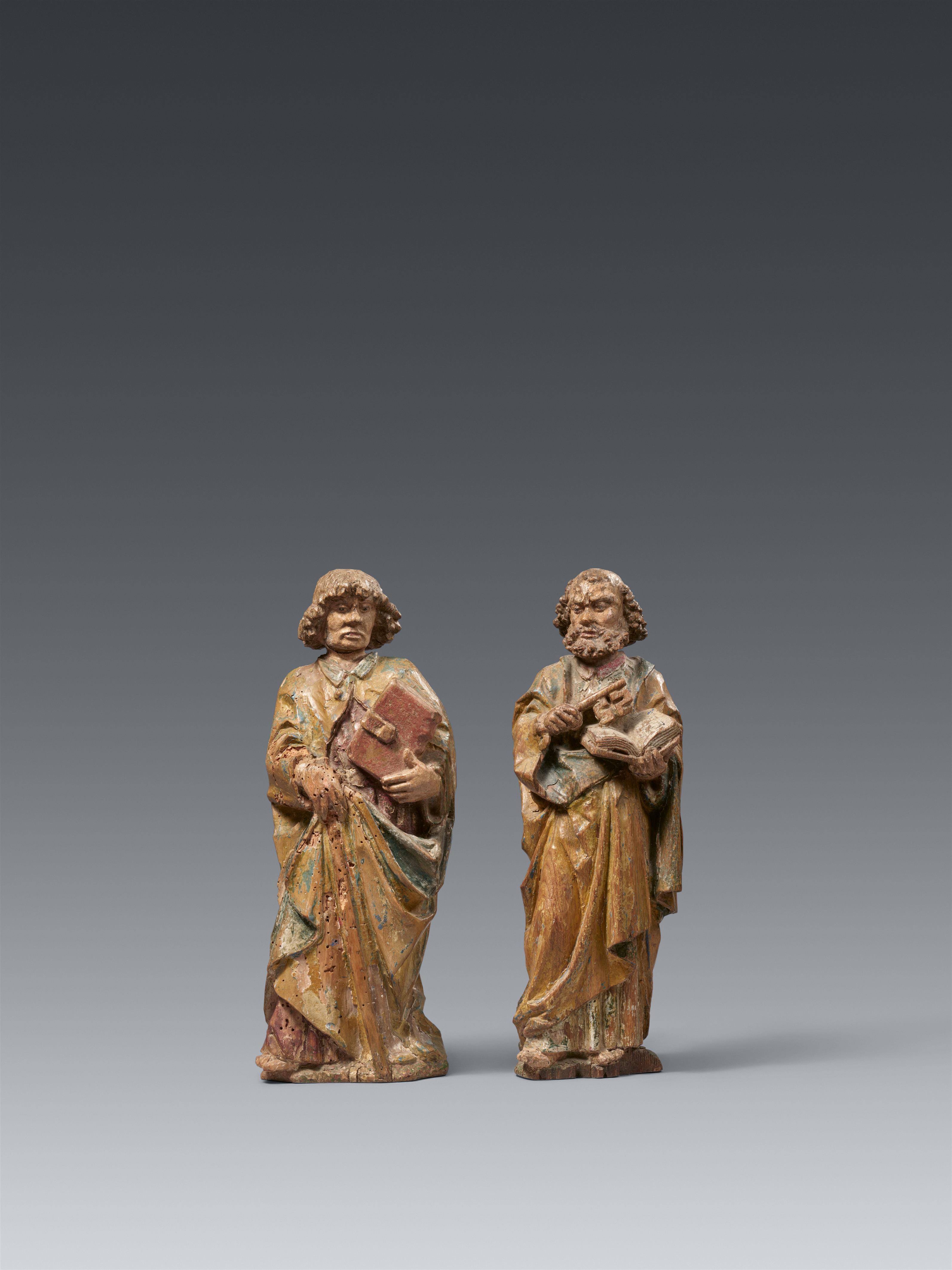 Flemish early 16th century - Four early 16th century Flemish Figures of Apostles - image-2