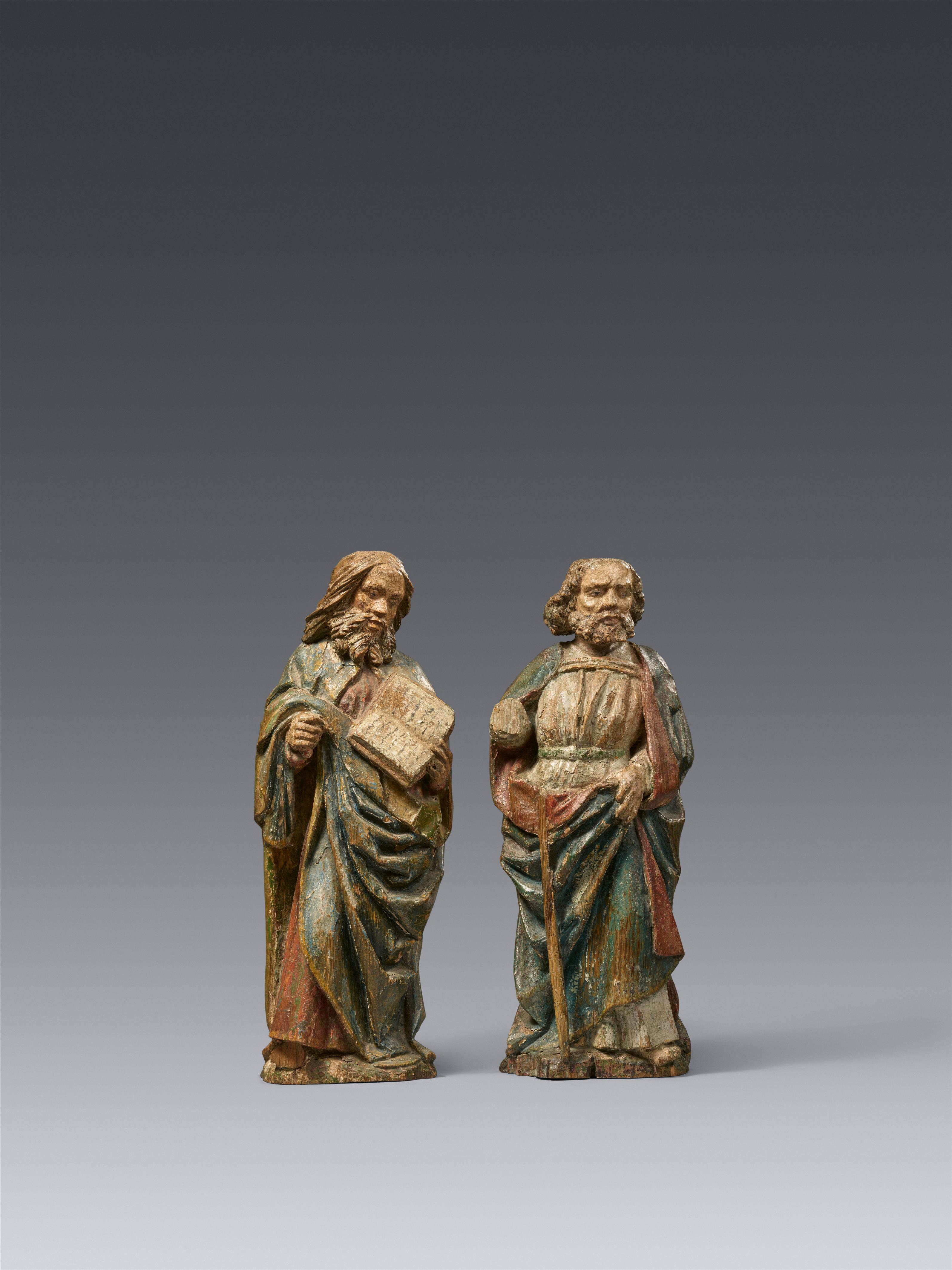 Flemish early 16th century - Four early 16th century Flemish Figures of Apostles - image-1