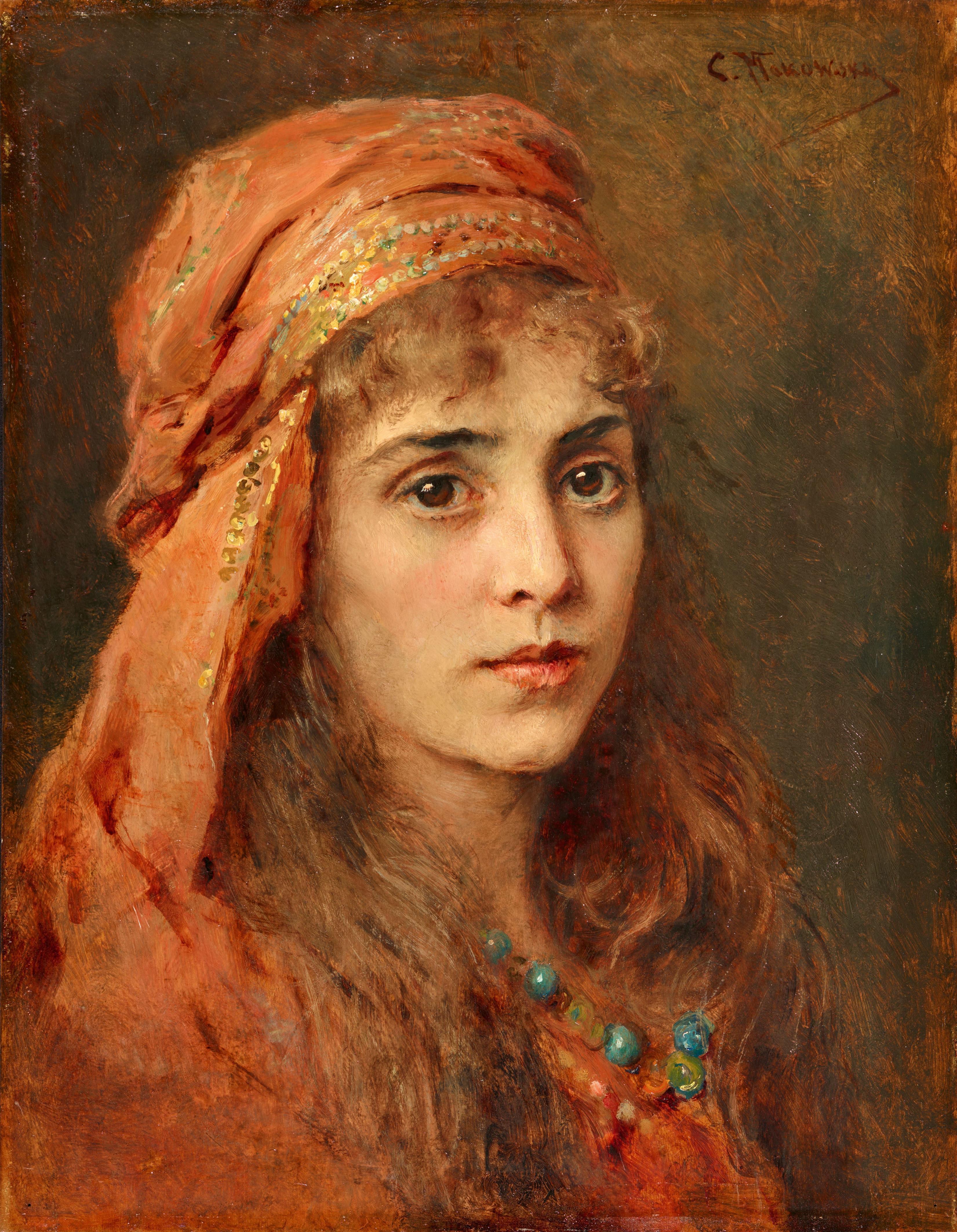 Konstantin Jegorowitsch Makowskij - Bildnis einer jungen Frau - image-1